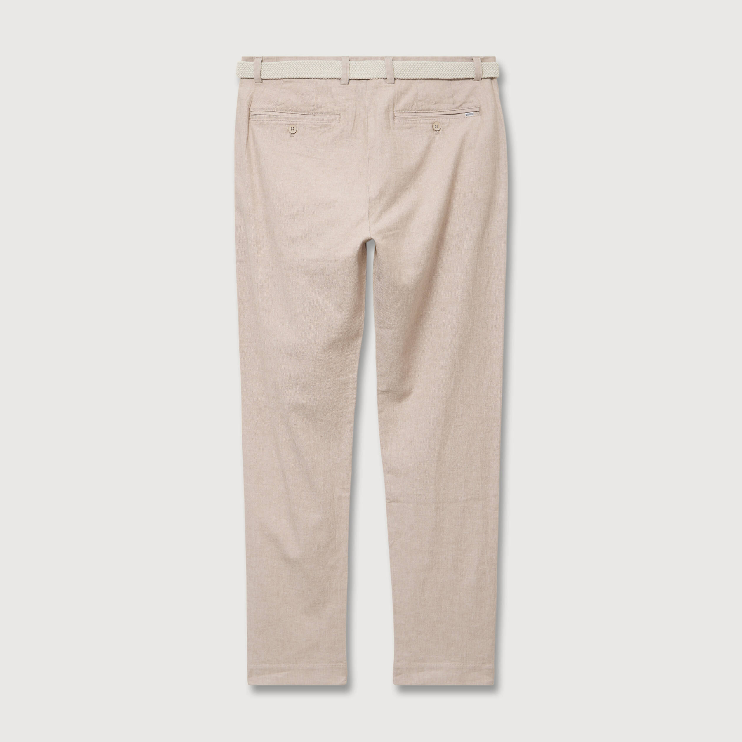 Chino coupe droite longueur 32 beige fonce homme
