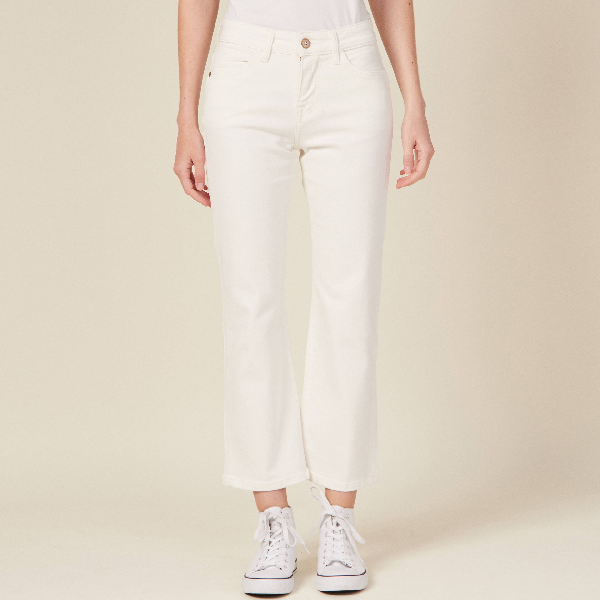 Pantalon online boyfriend blanc