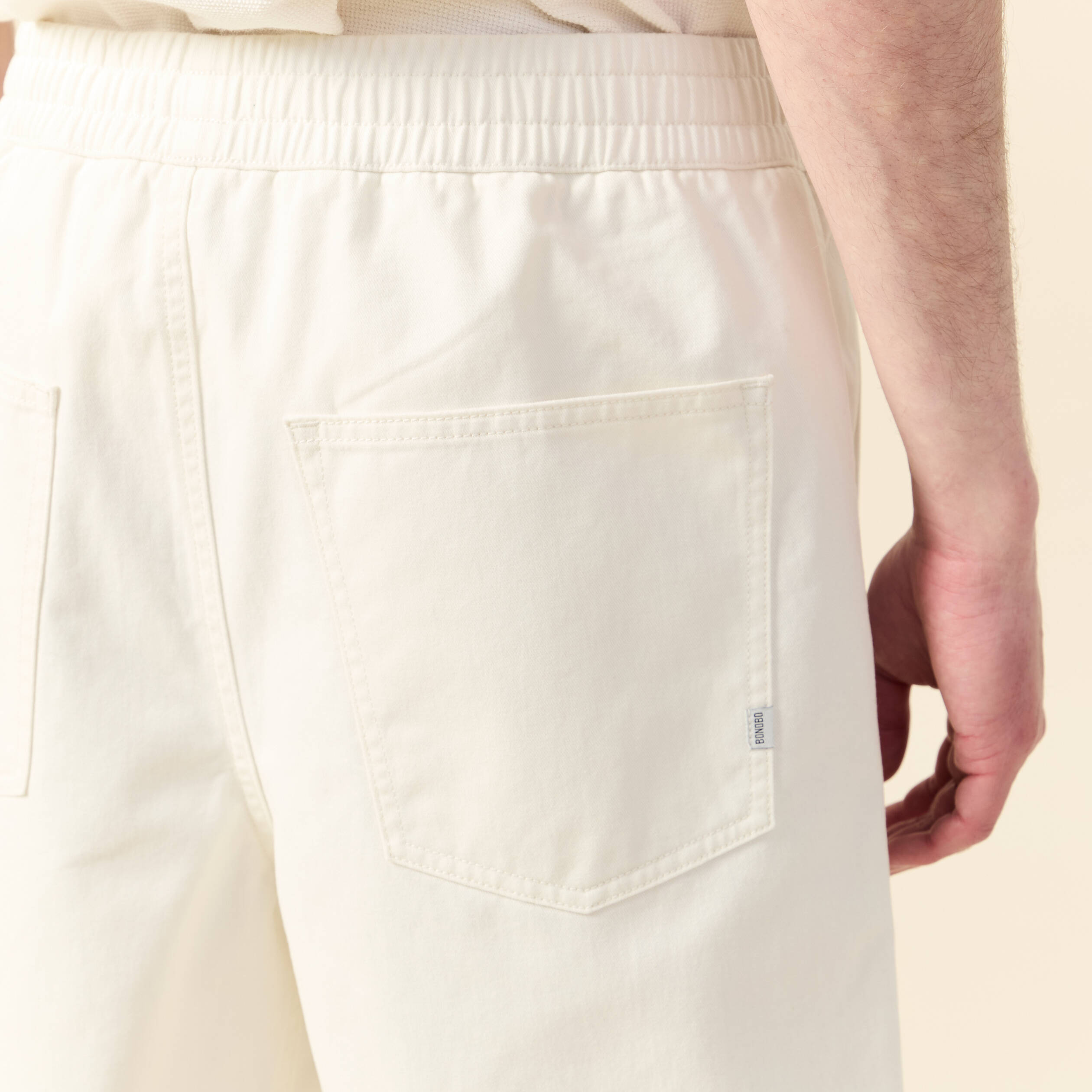 bermuda droit ecru homme Bermuda droit ecru homme