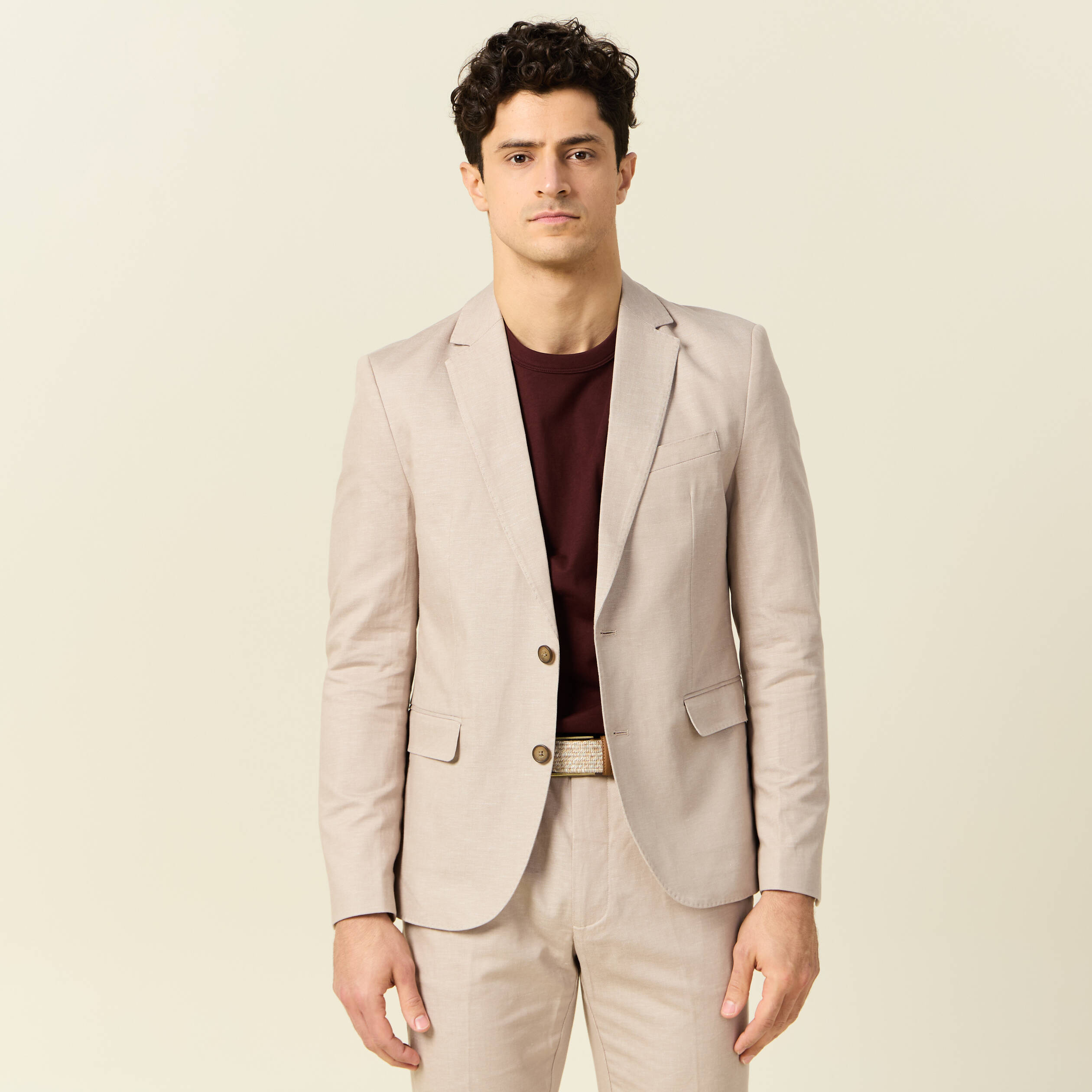 veste blazer cintre gris homme Veste blazer cintré gris homme