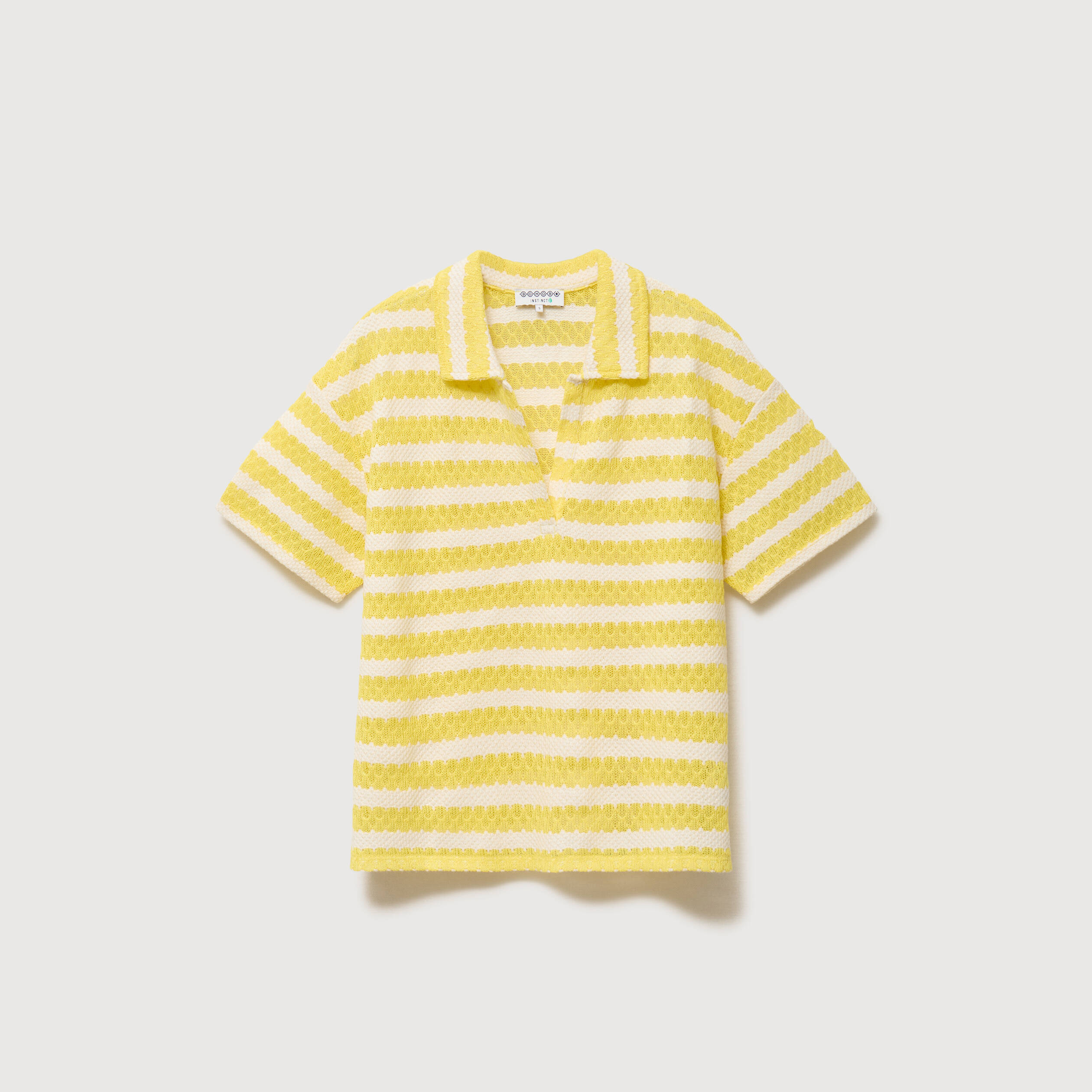 T-shirt manches courtes jaune femme