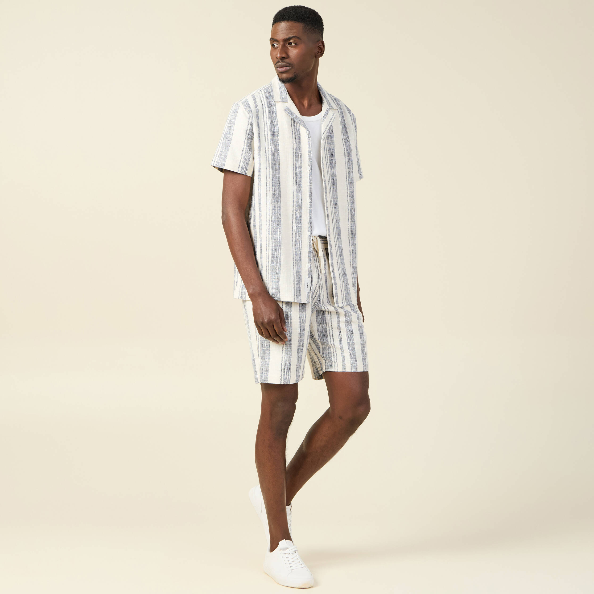 chemise manches courtes ecru homme Chemise manches courtes ecru homme
