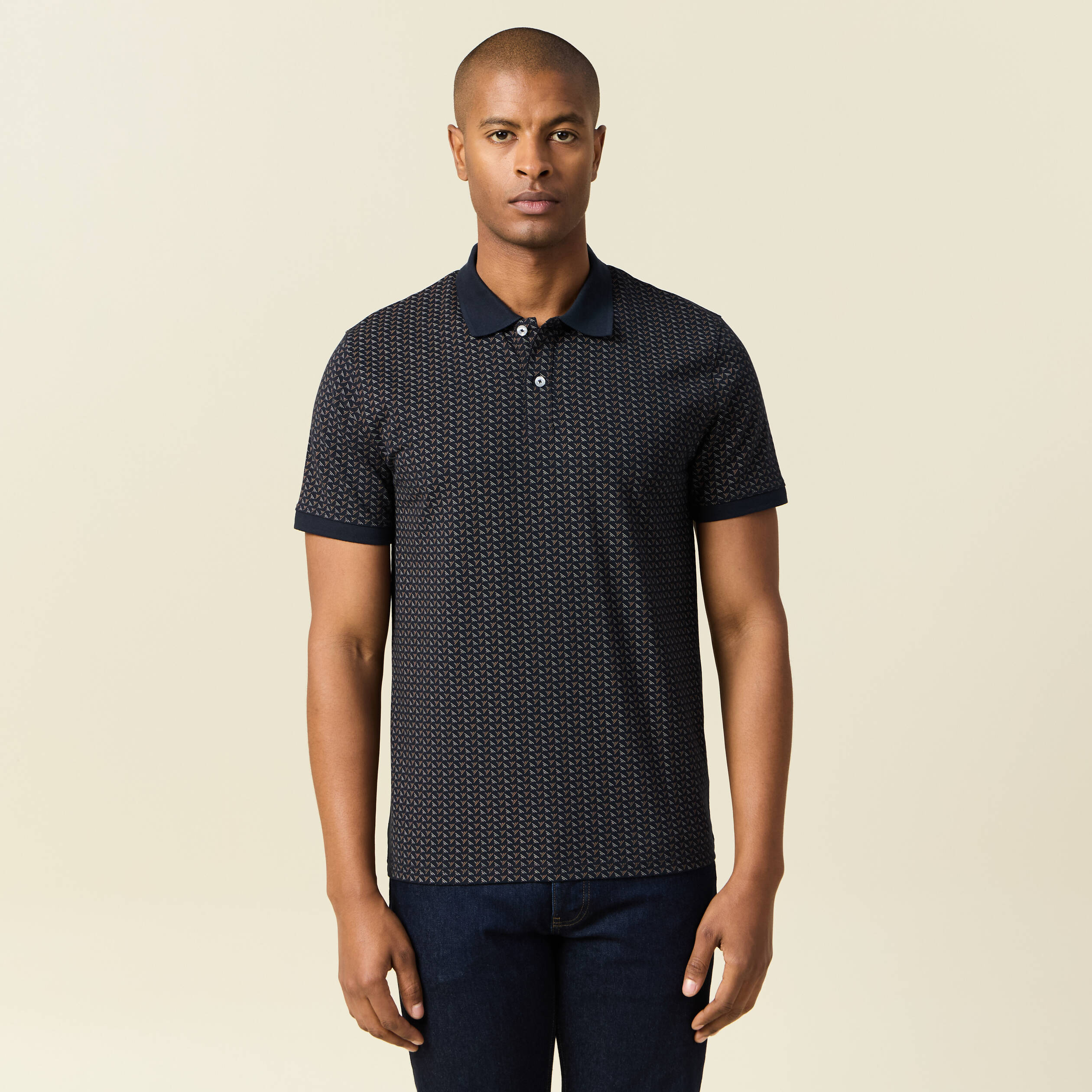 polo eco responsable bleu marine homme Polo éco-responsable bleu marine homme