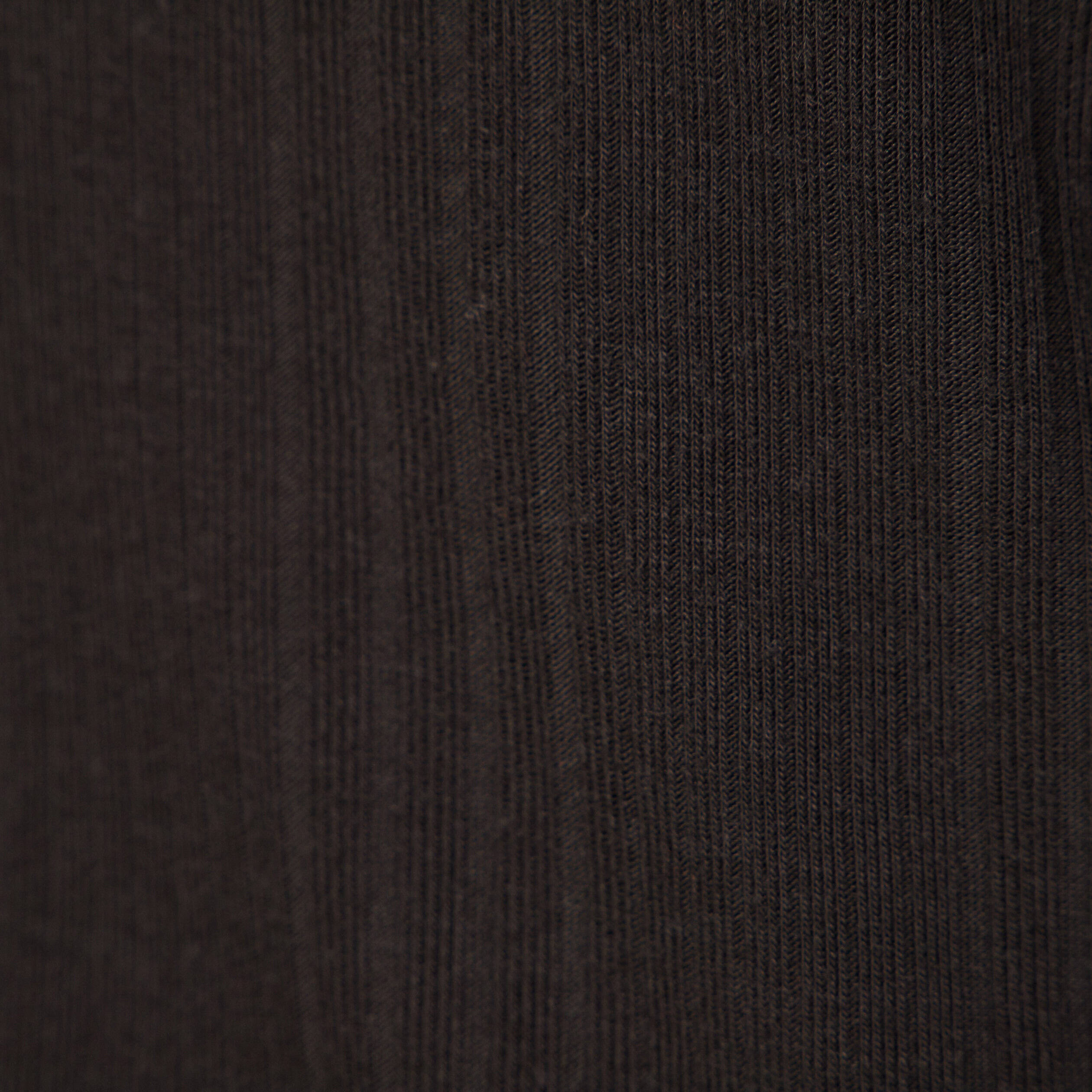 T-shirt manches longues côtelé noir femme