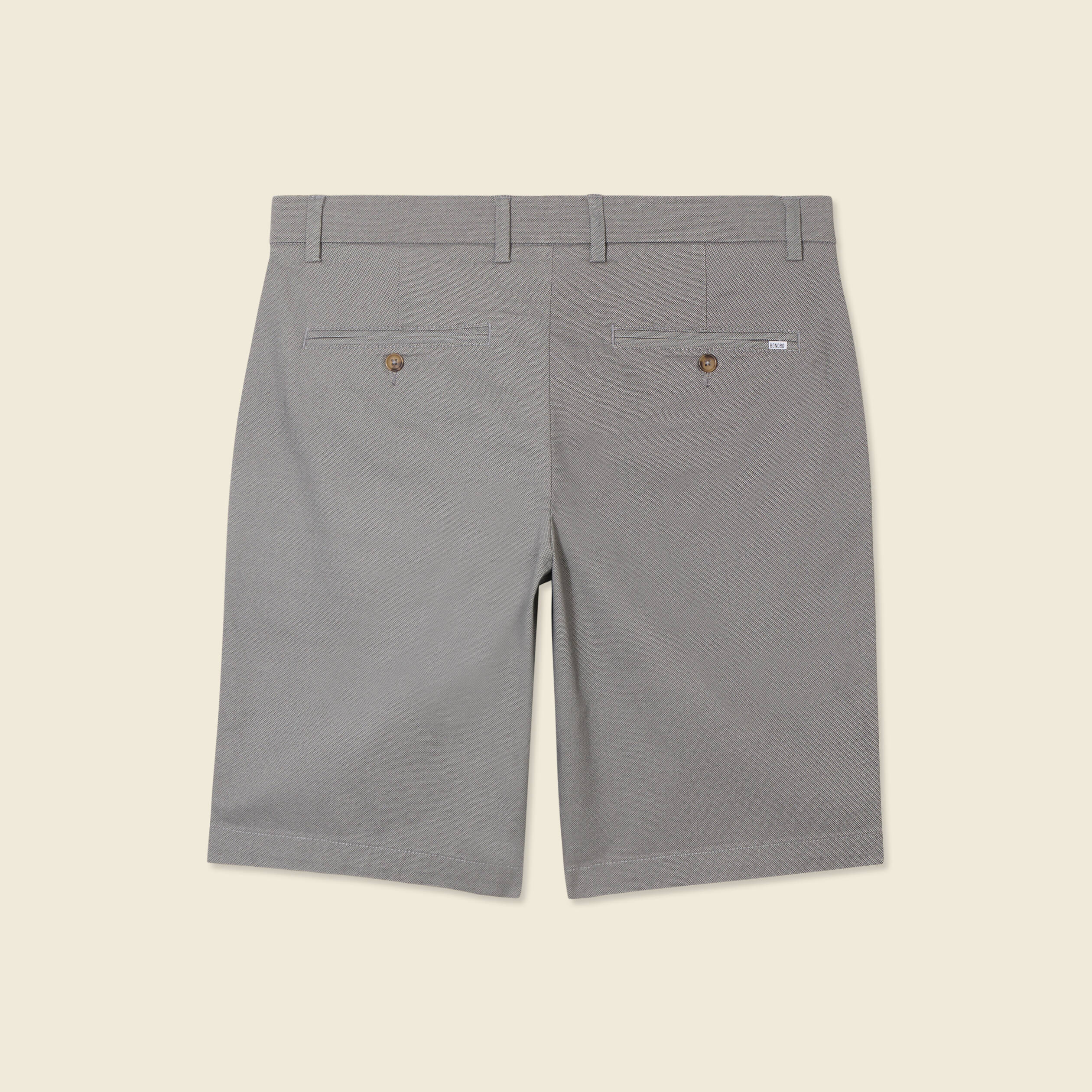 bermuda droit eco responsable gris homme Bermuda droit éco-responsable gris homme