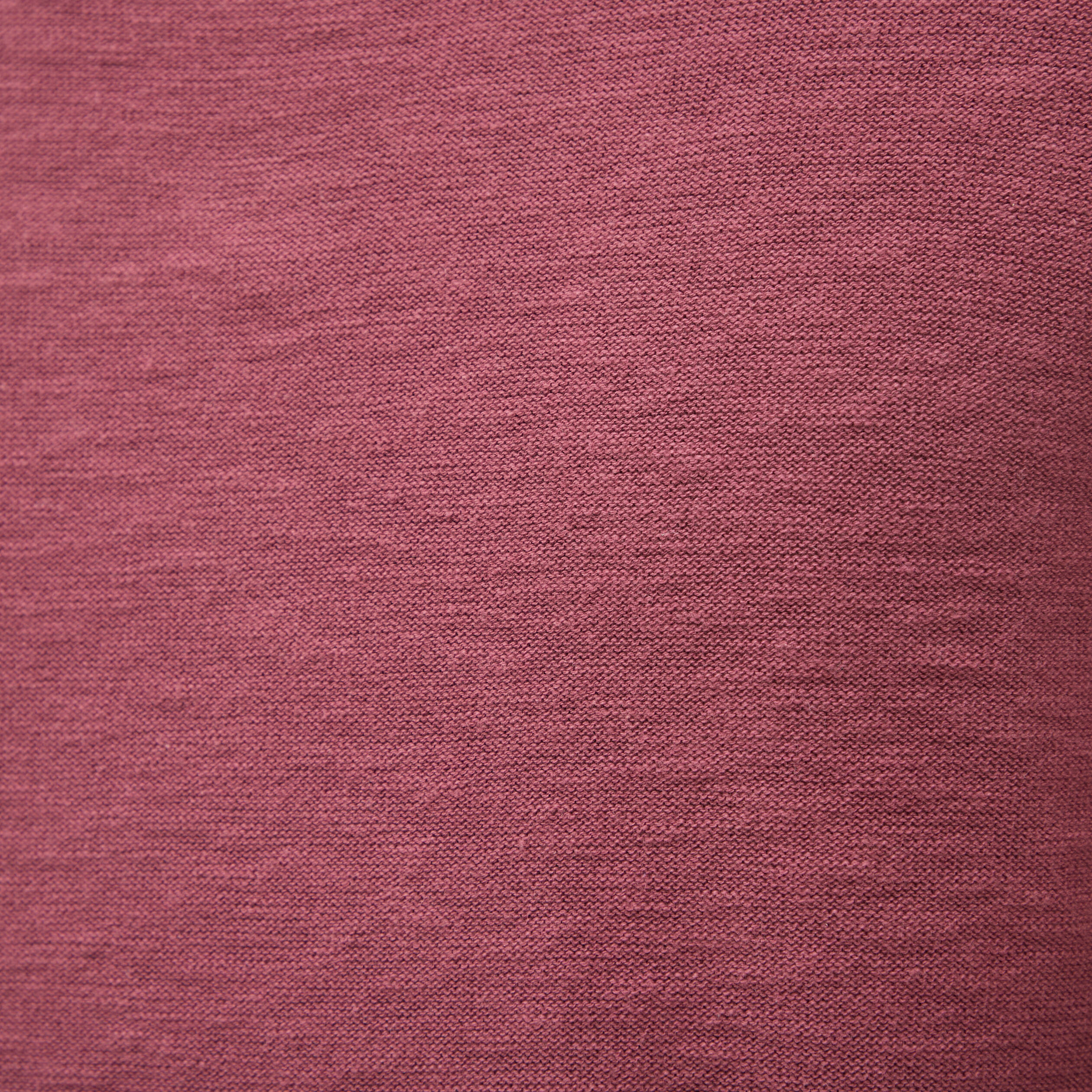 Pull fin en coton manches longues vieux rose homme