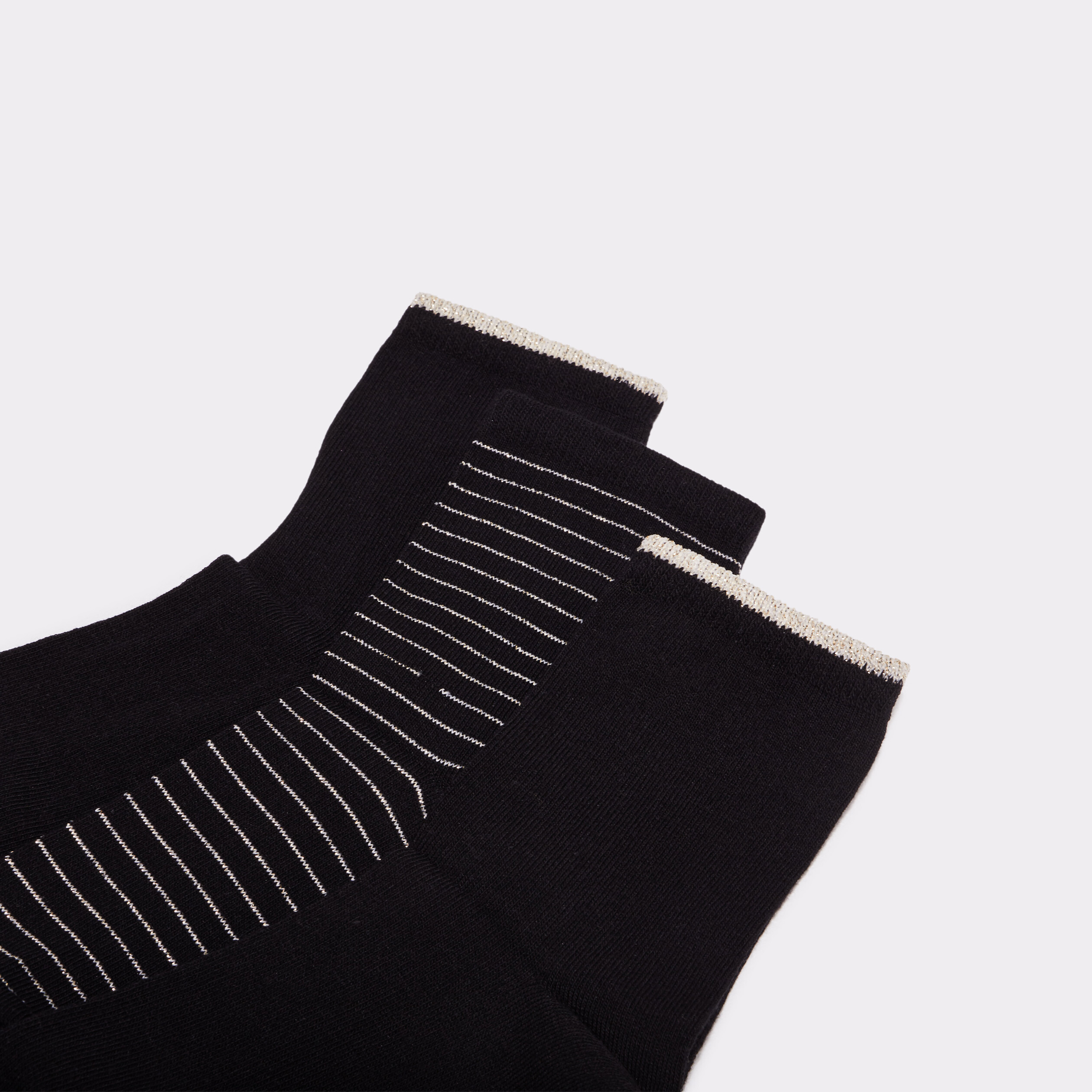 Lot 3 paires chaussettes noir femme