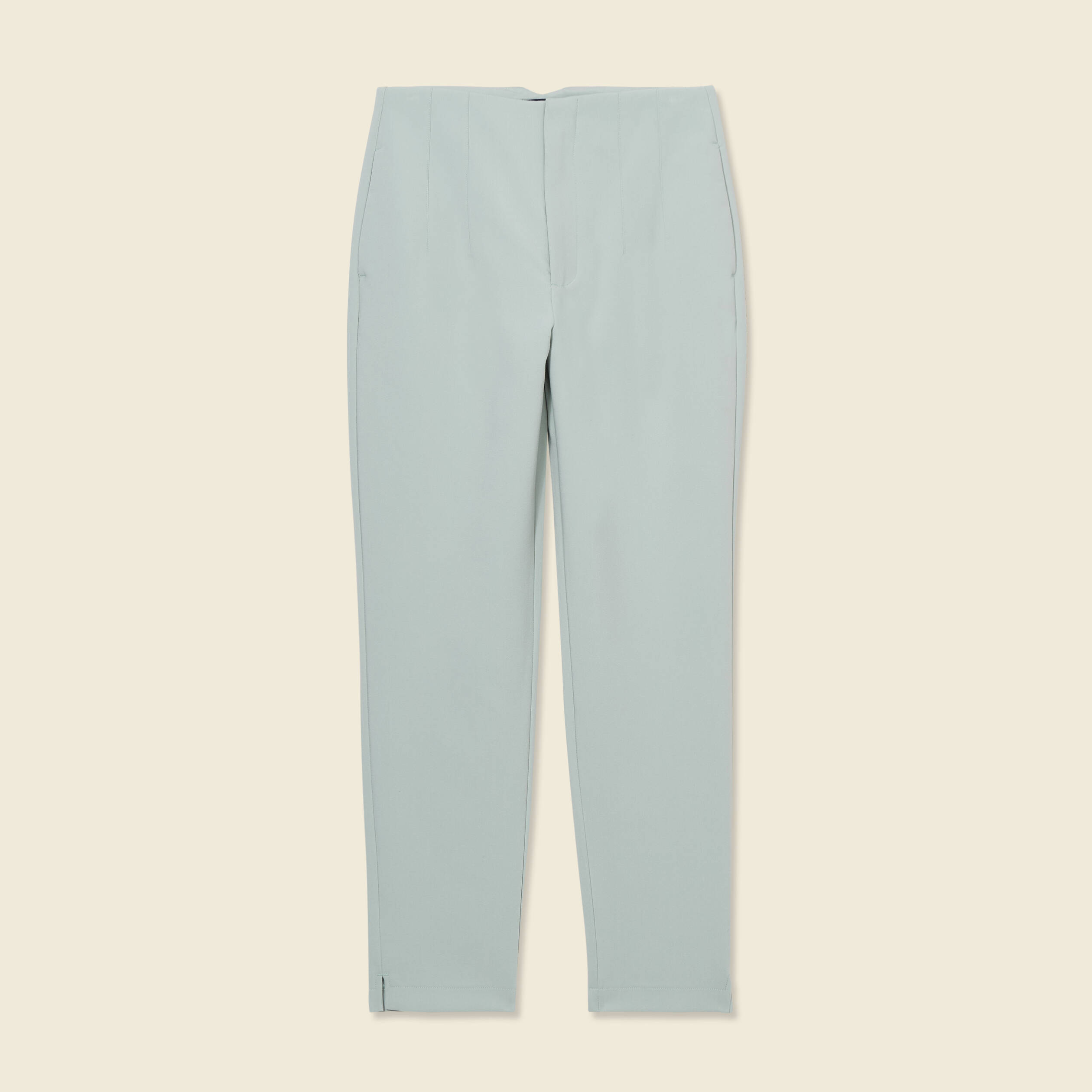 pantalon cigarette vert olive femme Pantalon cigarette vert olive femme