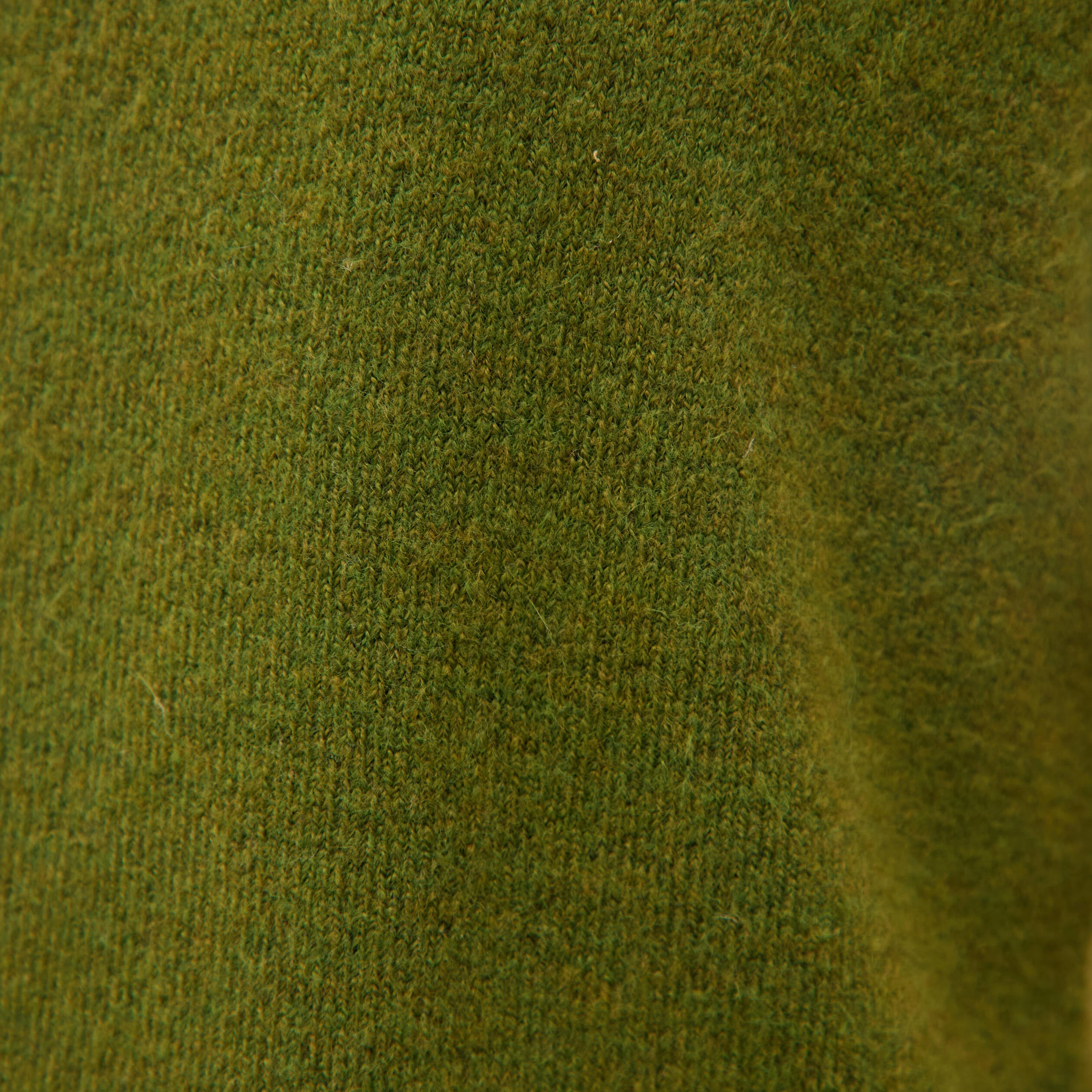 Pull sans manches col en V vert kaki femme