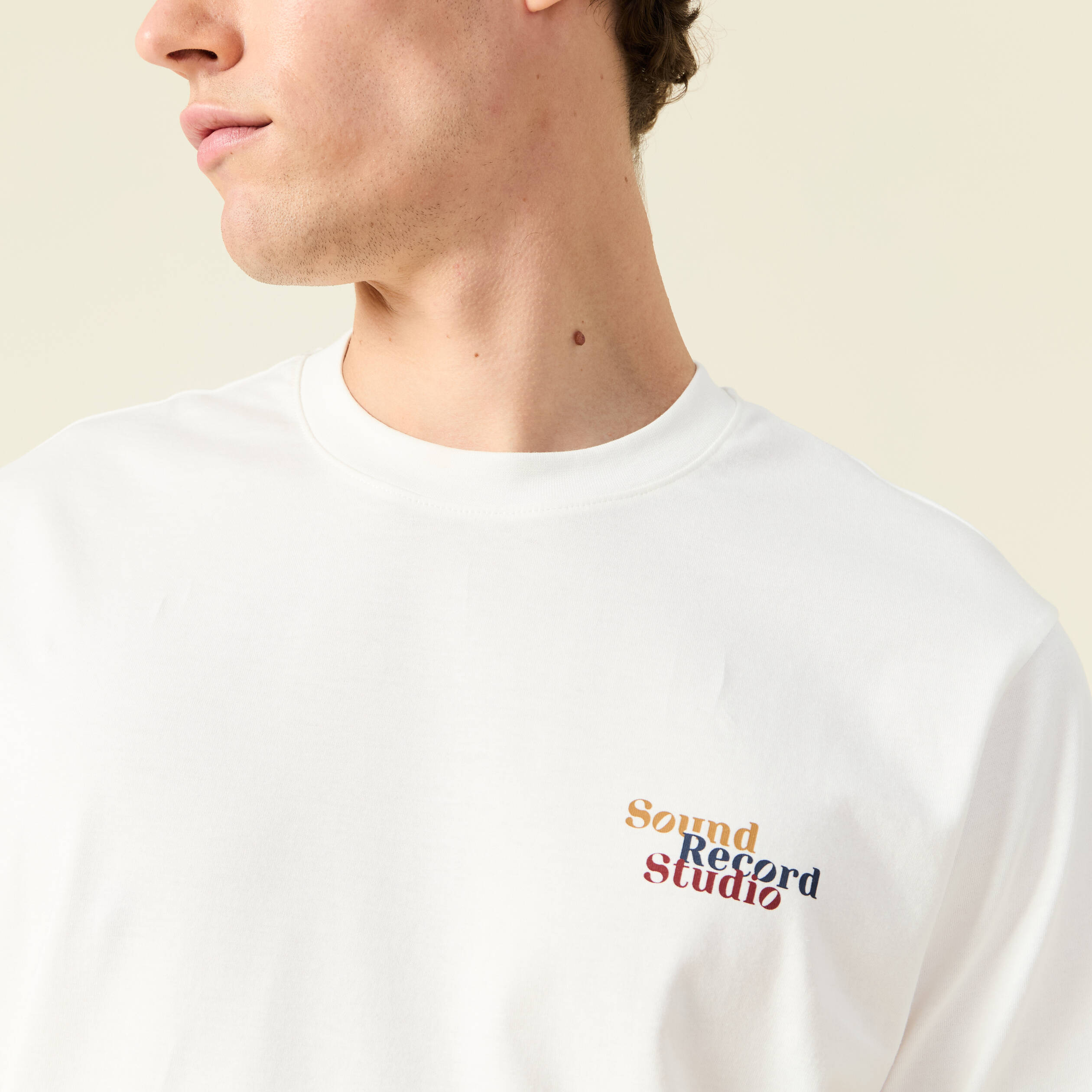 t shirt eco responsable ecru homme T-shirt éco-responsable ecru homme