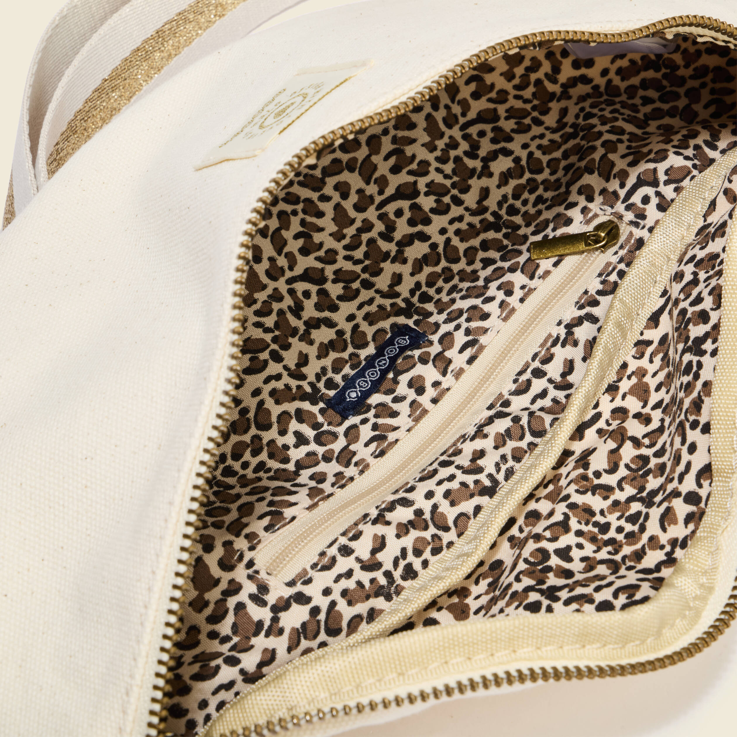 Banane coton sac bandouli&egrave;re ivoire femme
