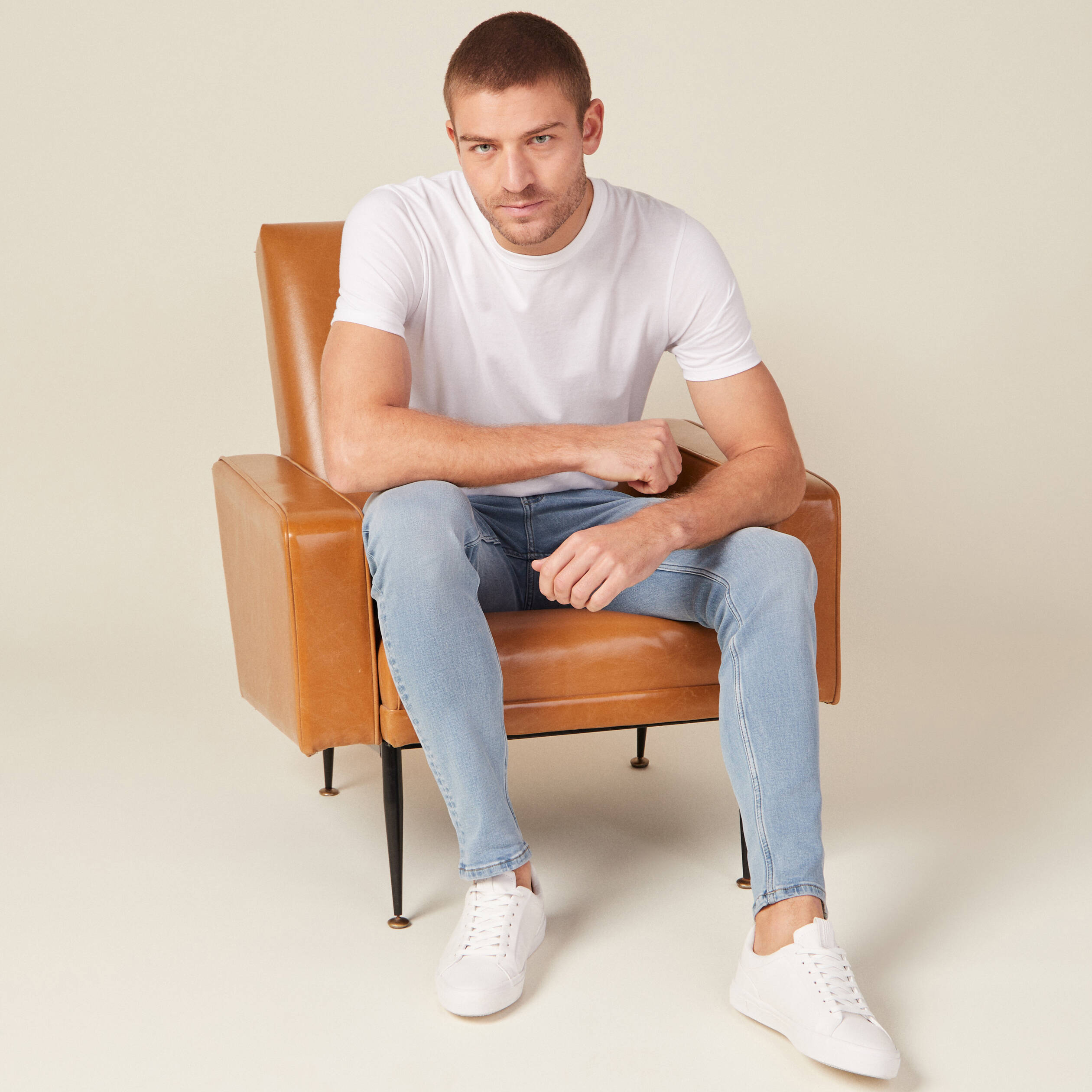 Jean stretch slim clearance homme