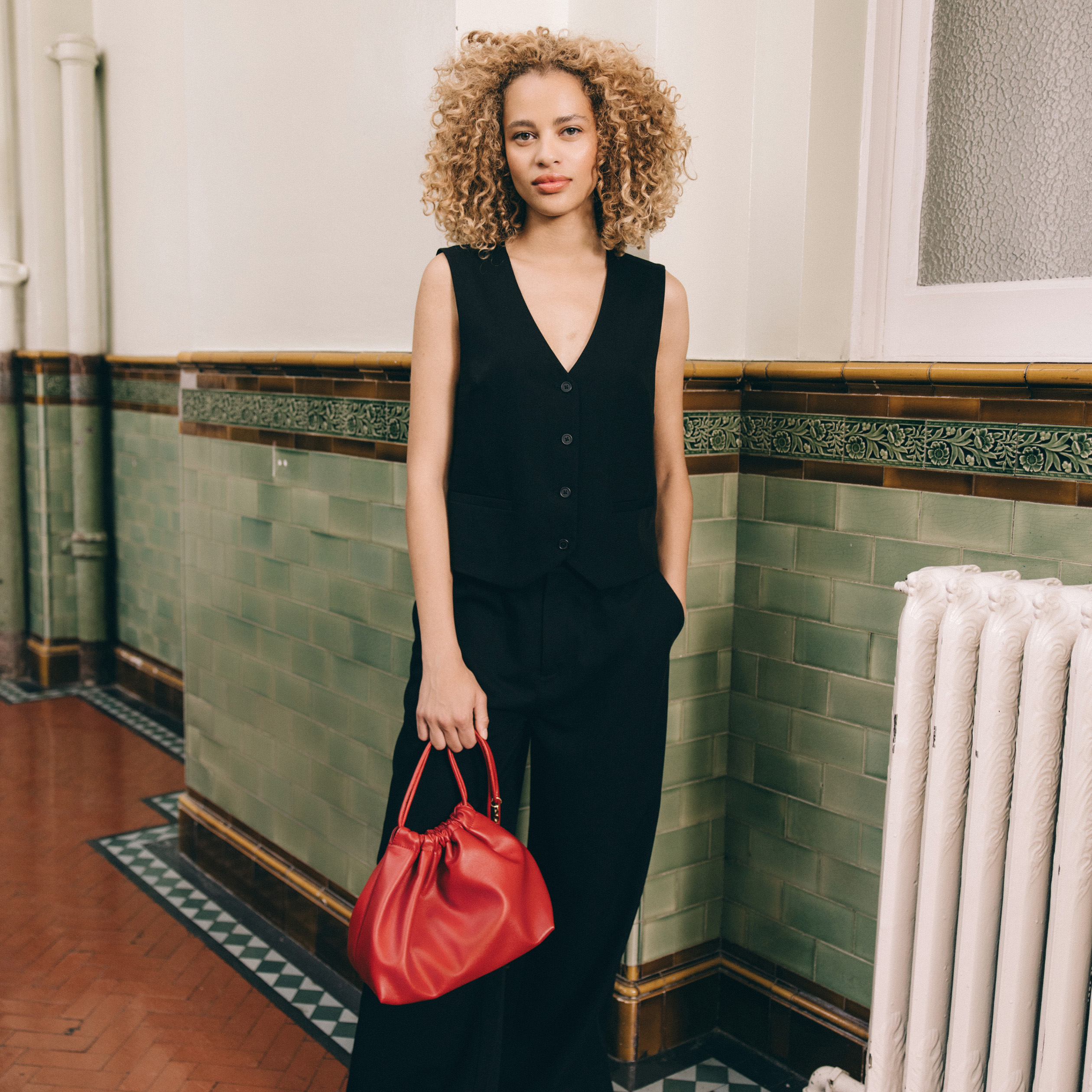 veston sans manches noir femme Veston sans manches noir femme