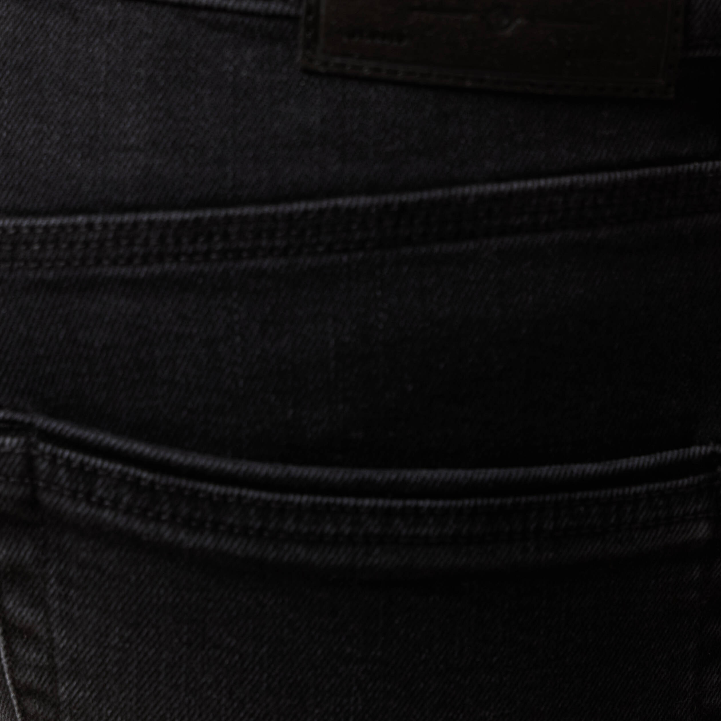 Jeans straight 5 poches denim noir homme