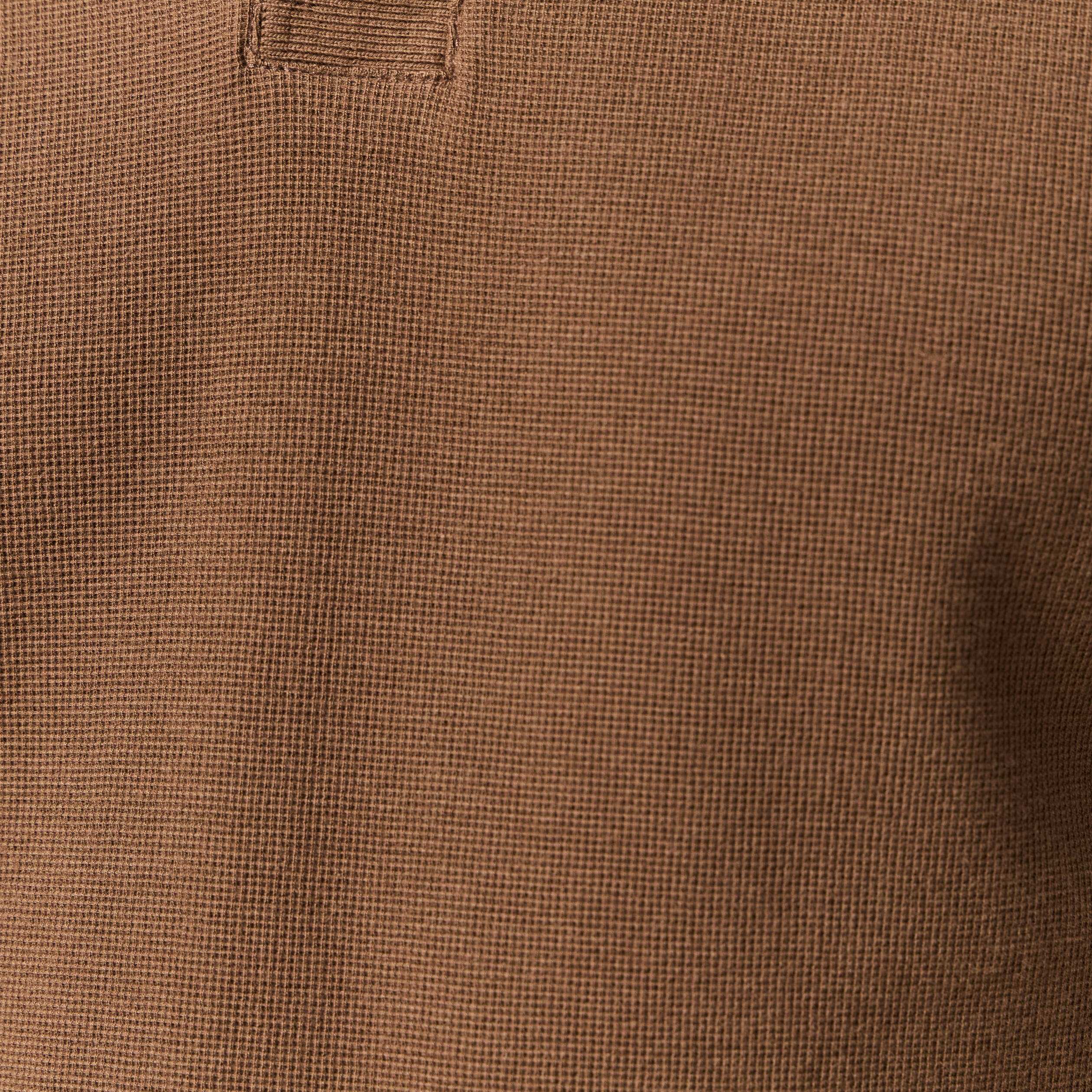 polo cintre col cubain manches courtes marron homme Polo cintré col cubain manches courtes marron homme