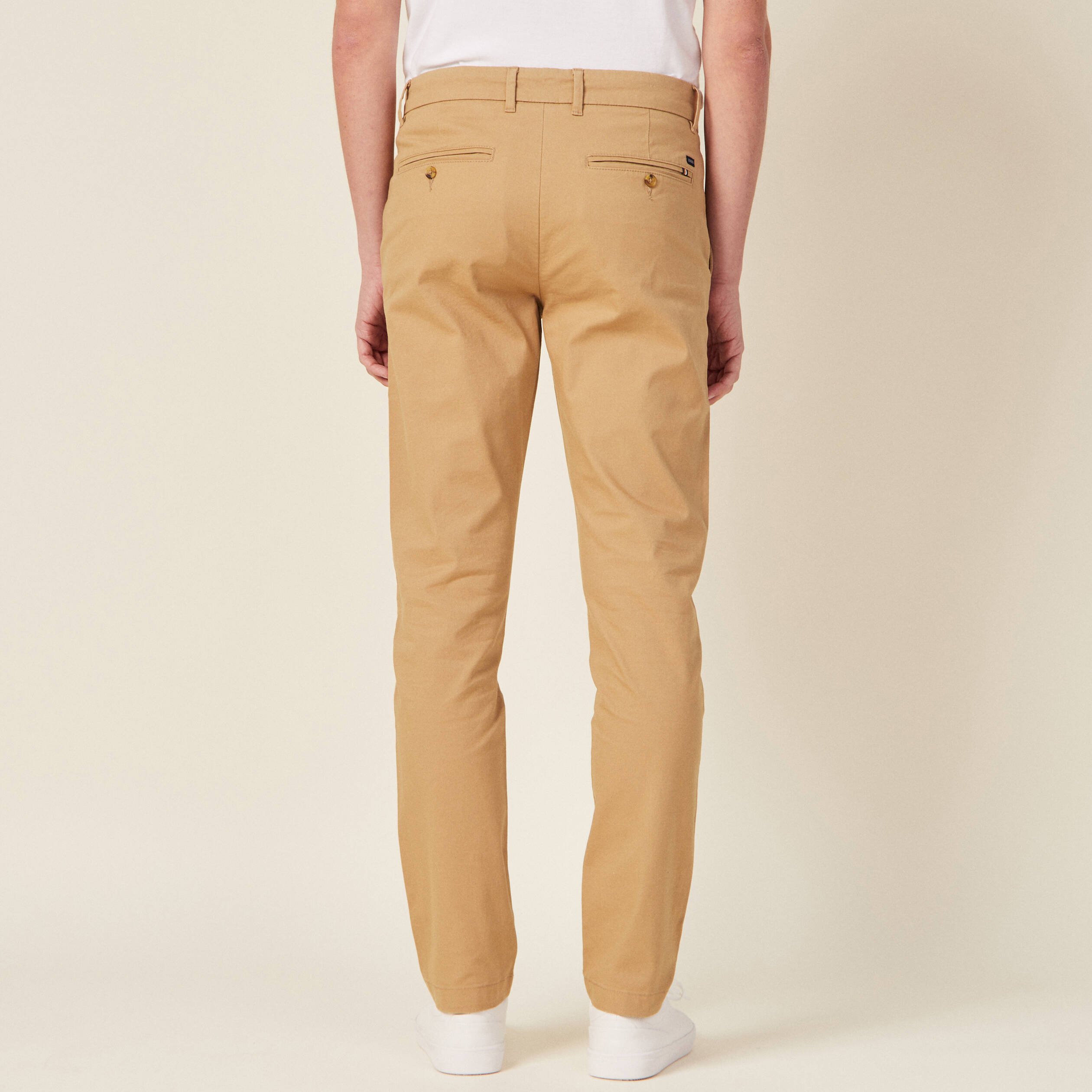 Pantalon slim Instinct chino beige homme