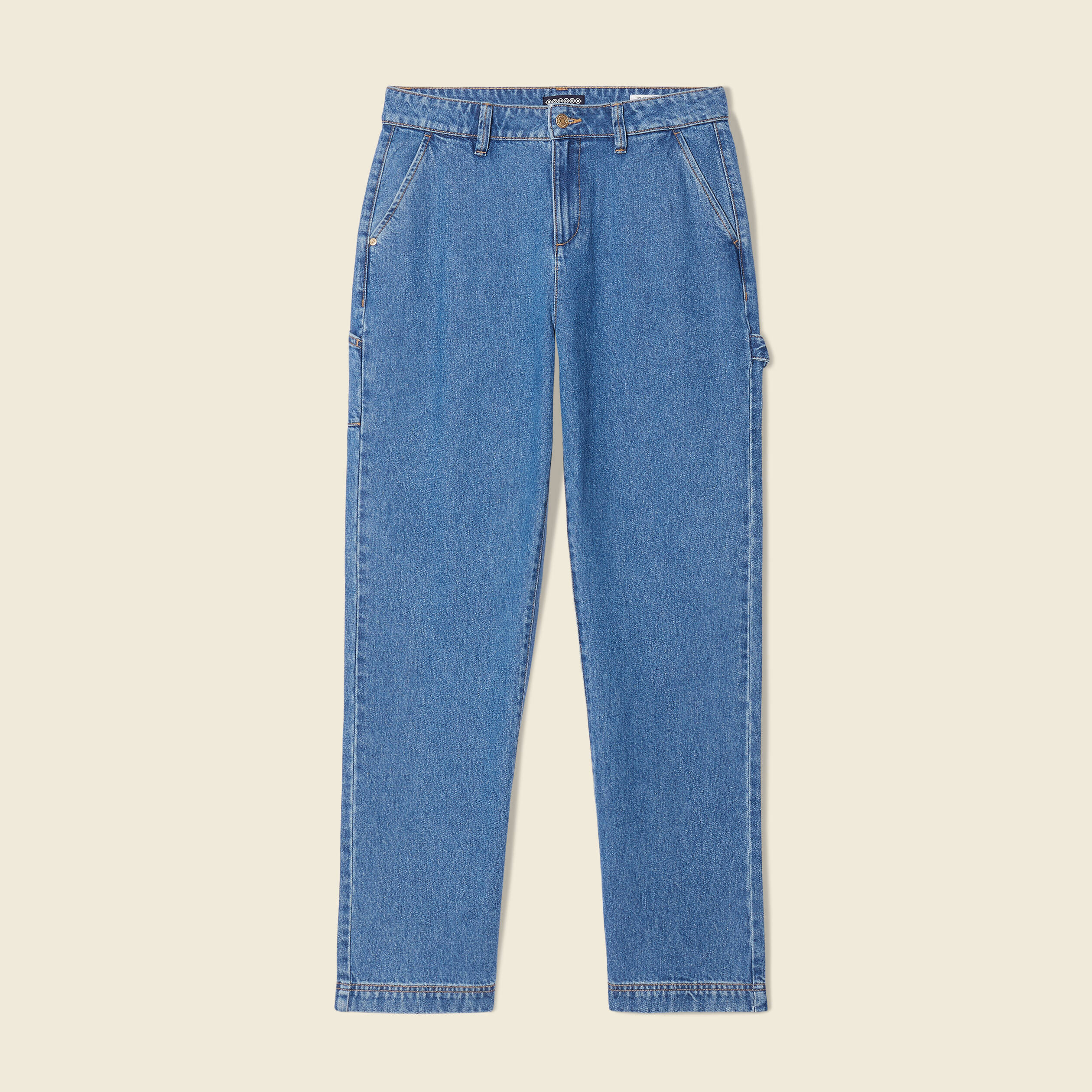 jeans slouchy taille haute denim stone femme Jeans slouchy taille haute denim stone femme