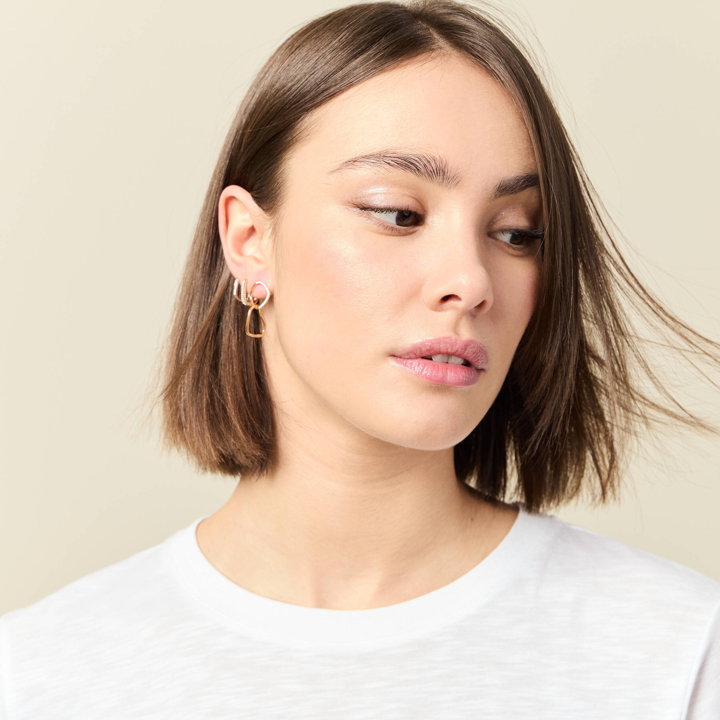 boucles doreilles pendantes couleur or femme Boucles d'oreilles pendantes couleur or femme