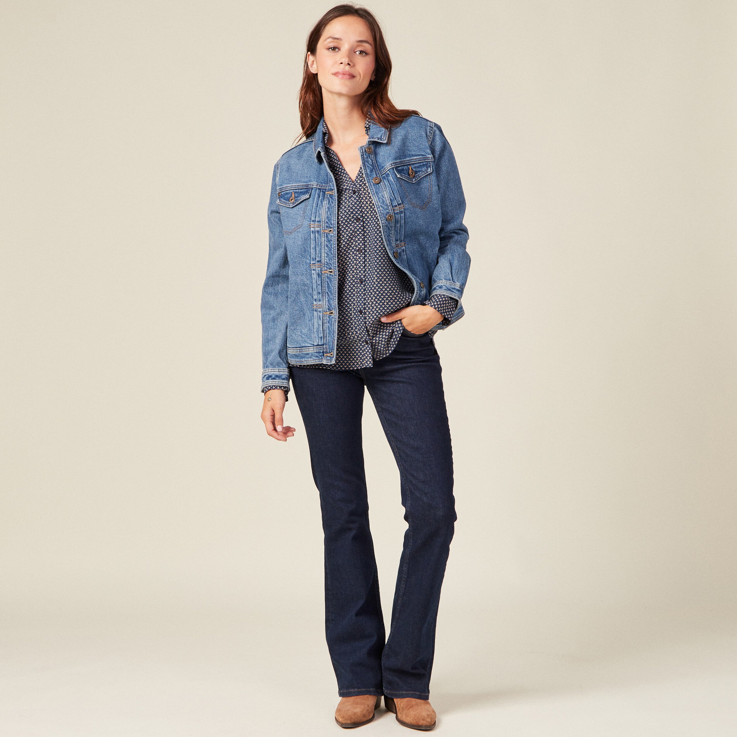 chemise manches longues bleu femme Chemise manches longues bleu femme