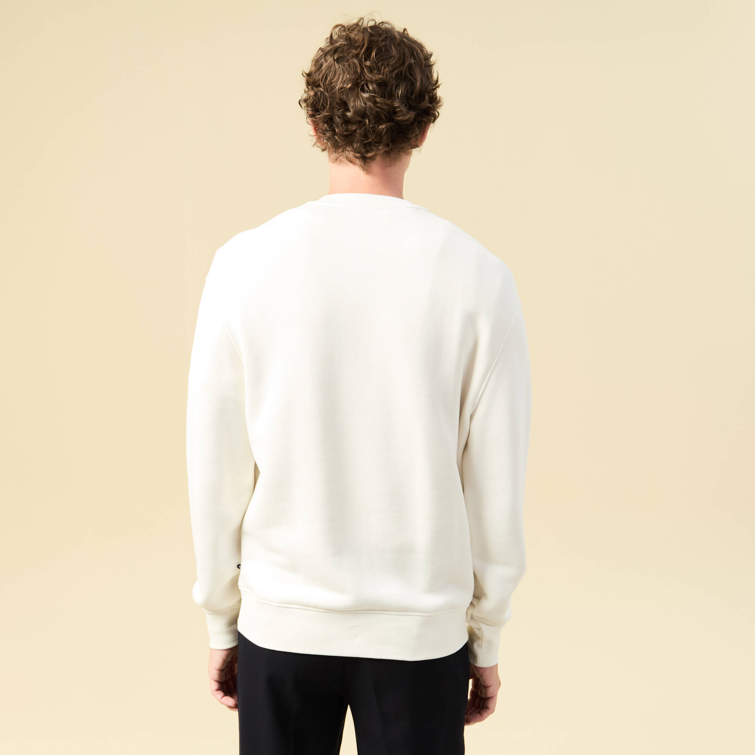 Sweat manches longues ecru homme