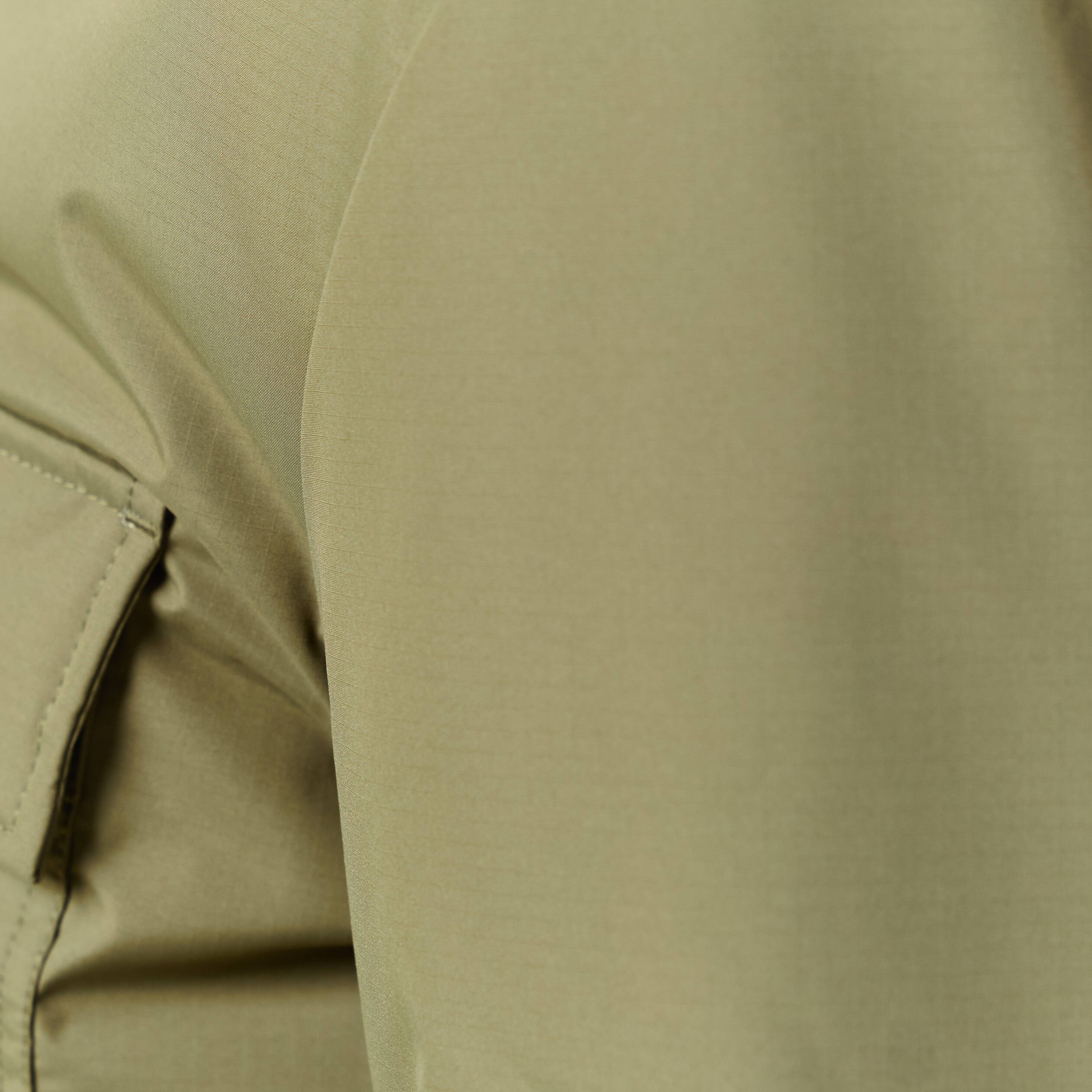 Blouson capuche doublure vert kaki homme