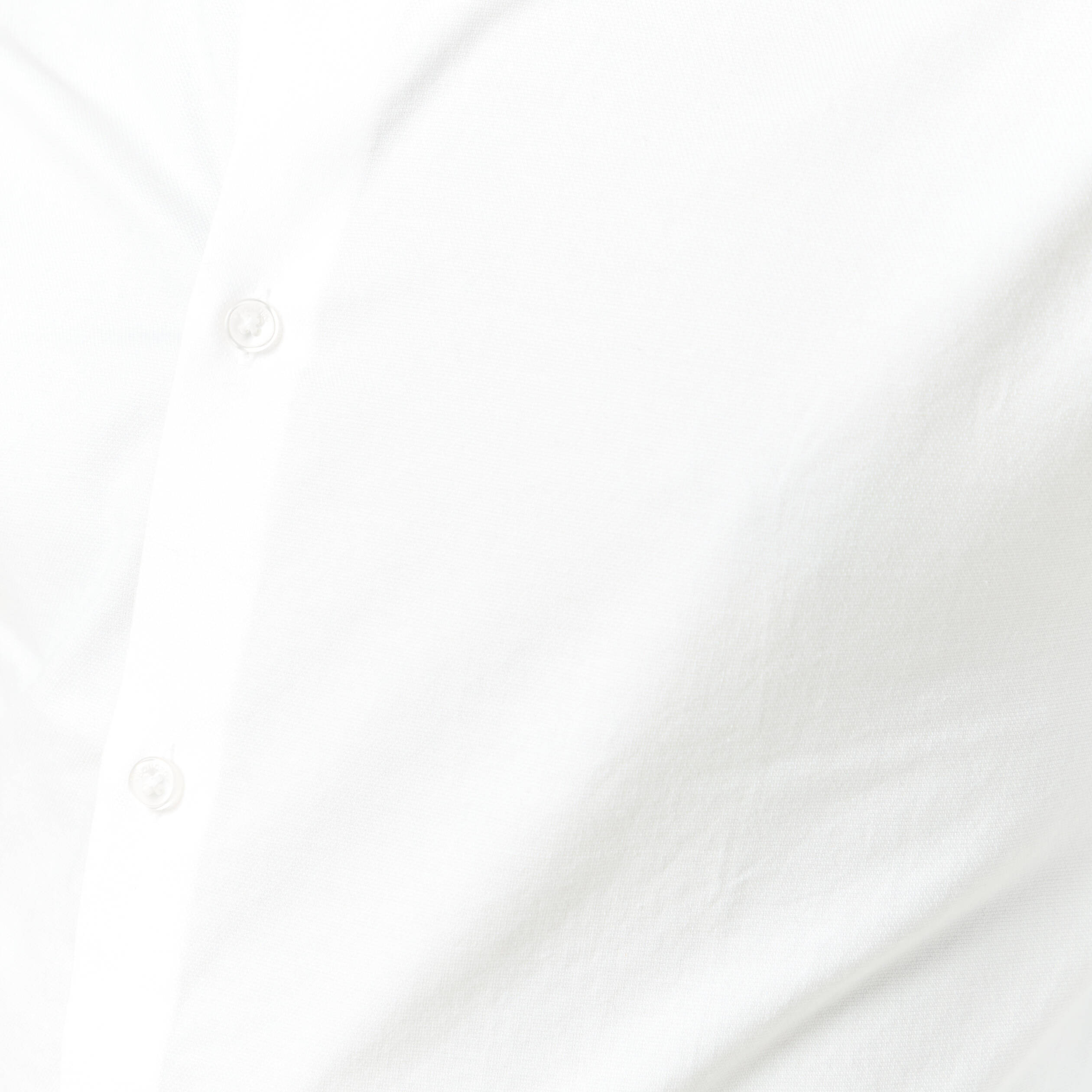 Chemise droite courte col am&eacute;ricain blanc homme