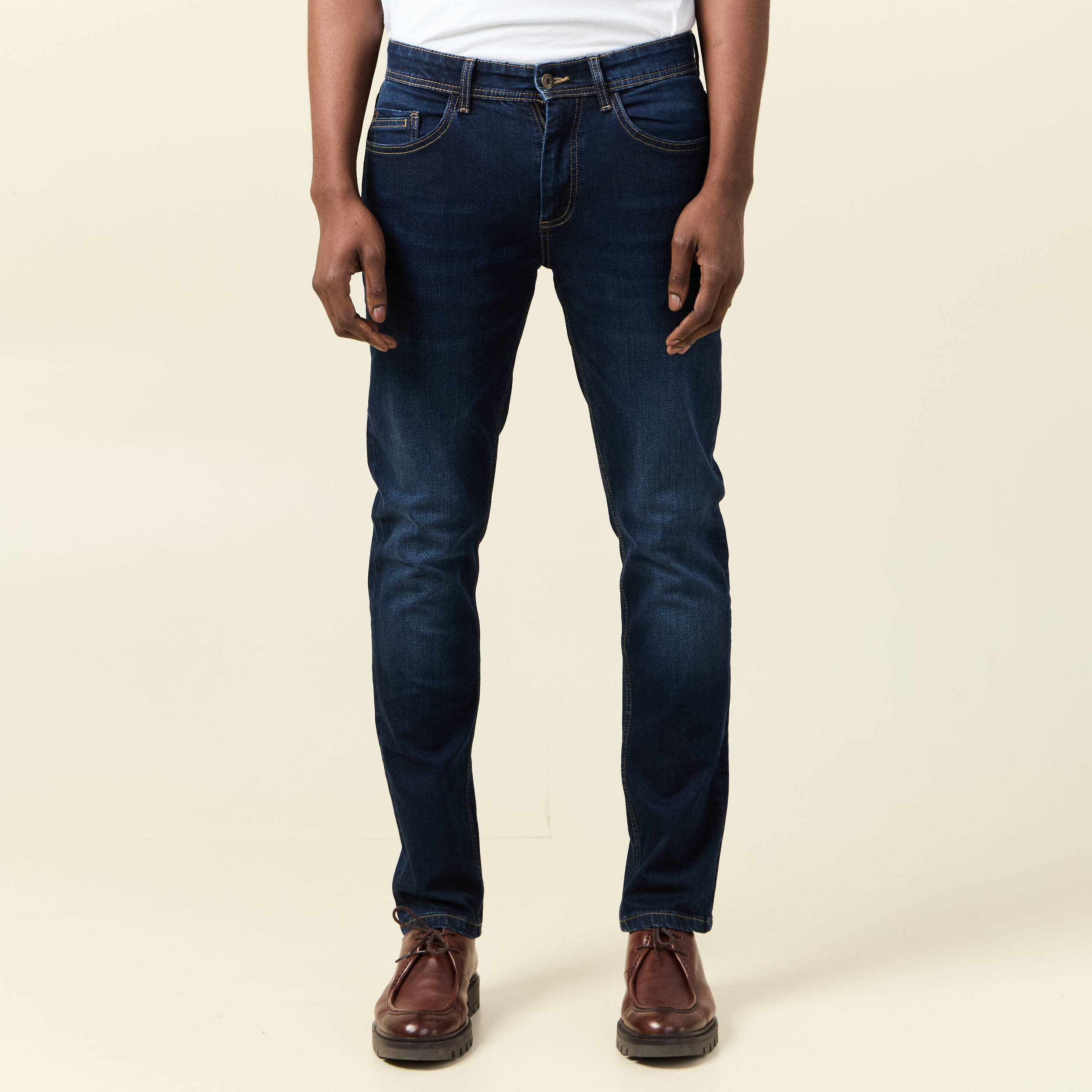 jeans slim eco responsable denim brut homme Jeans slim éco-responsable denim brut homme