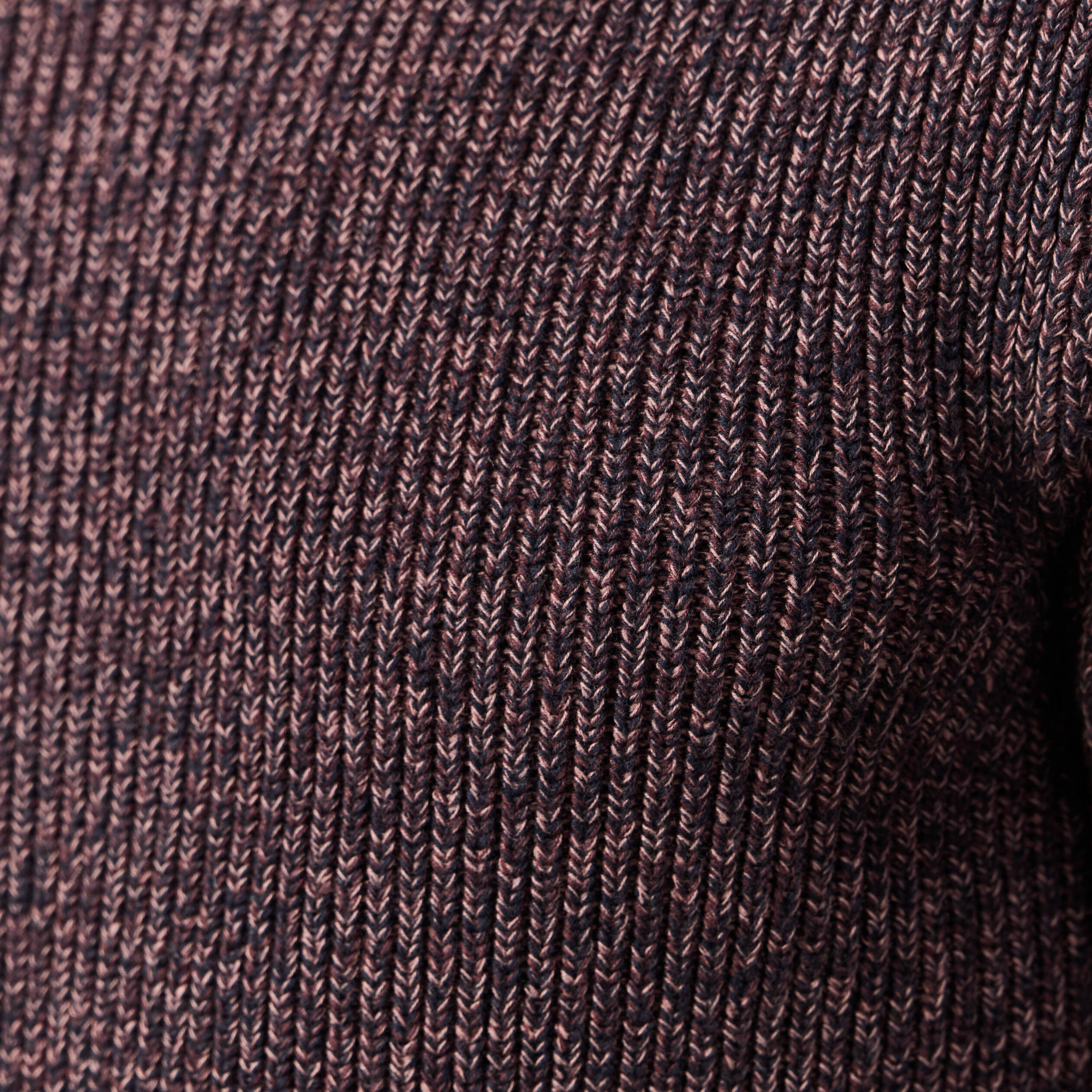 Pull manches longues bordeaux homme