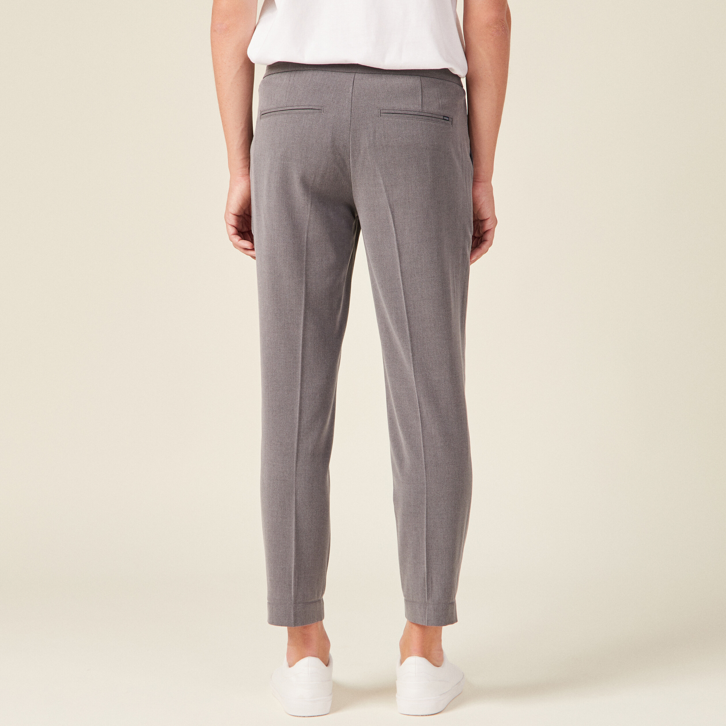 Pantalon chino jogger gris homme