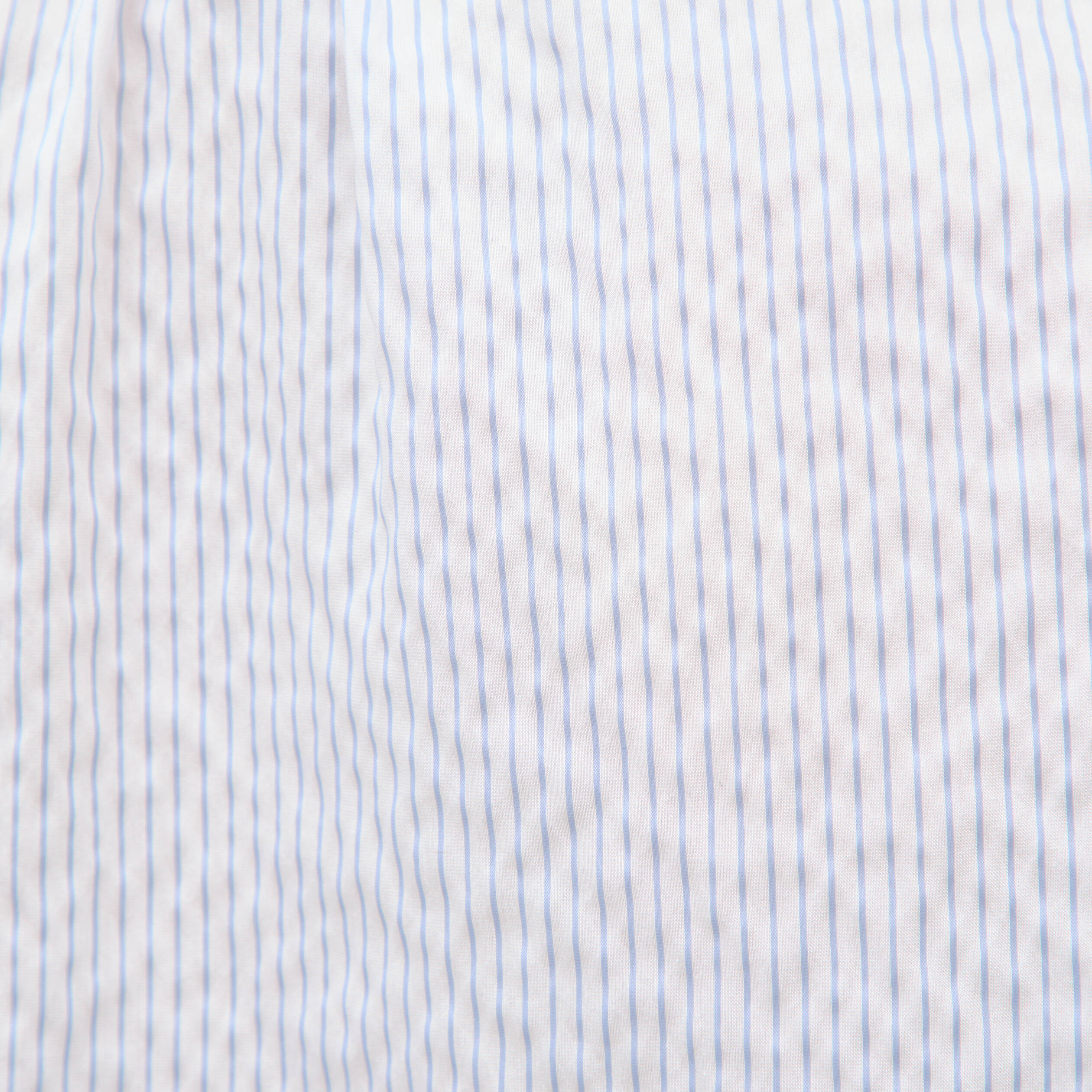 Chemise manches longues col am&eacute;ricain bleu ciel femme