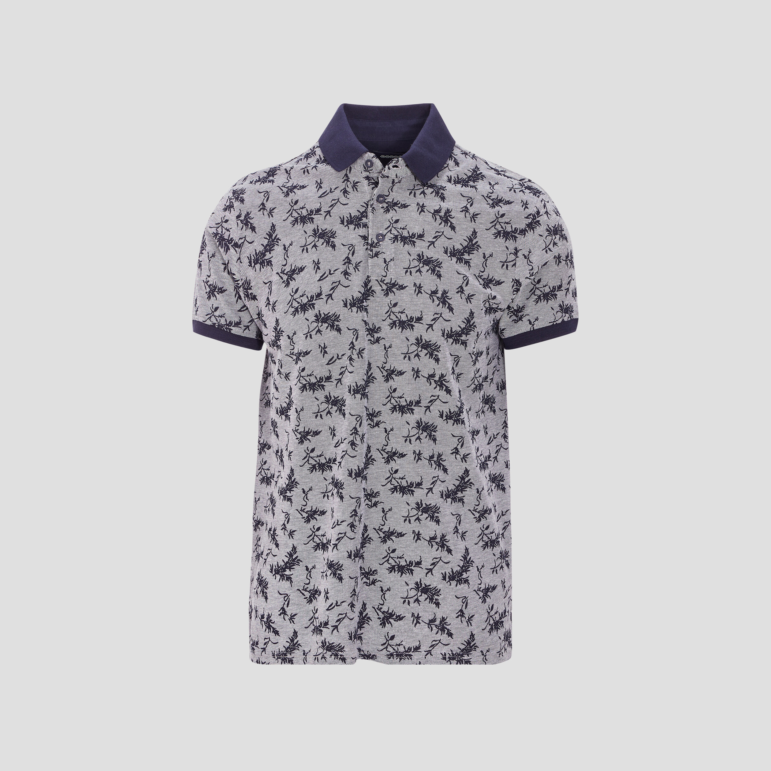 Polo manches courtes bleu foncé homme