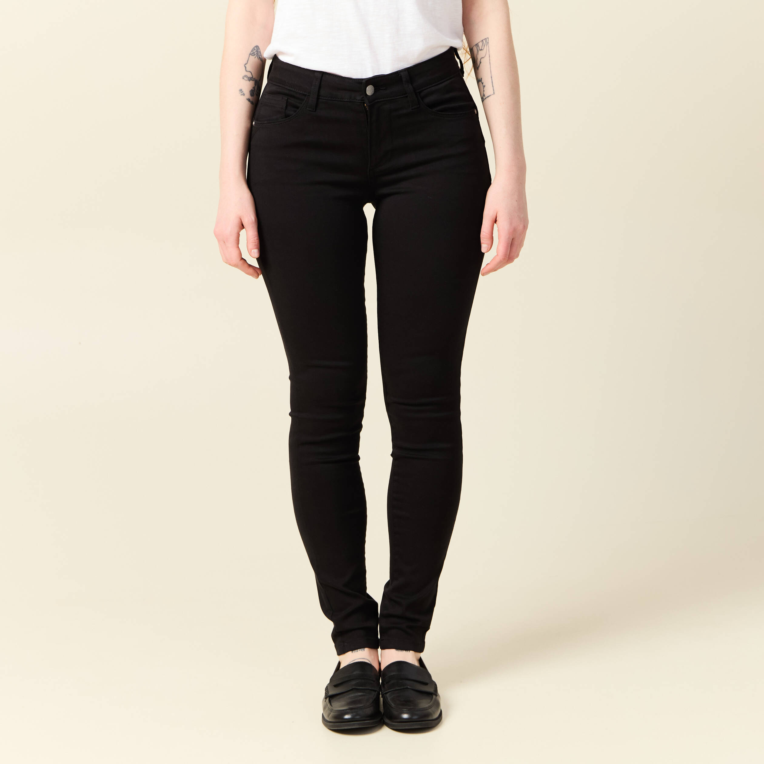 pantalon audrey skinny push up gris fonce femme Pantalon Audrey - skinny push up gris foncé femme