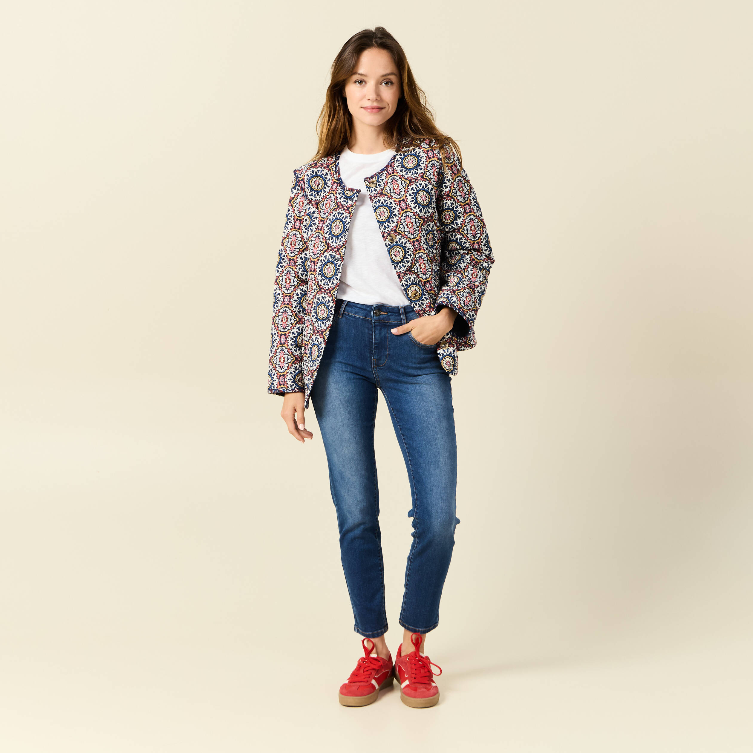 jeans vanessa slim 78eme denim stone femme Jeans Vanessa - slim 7/8ème denim stone femme