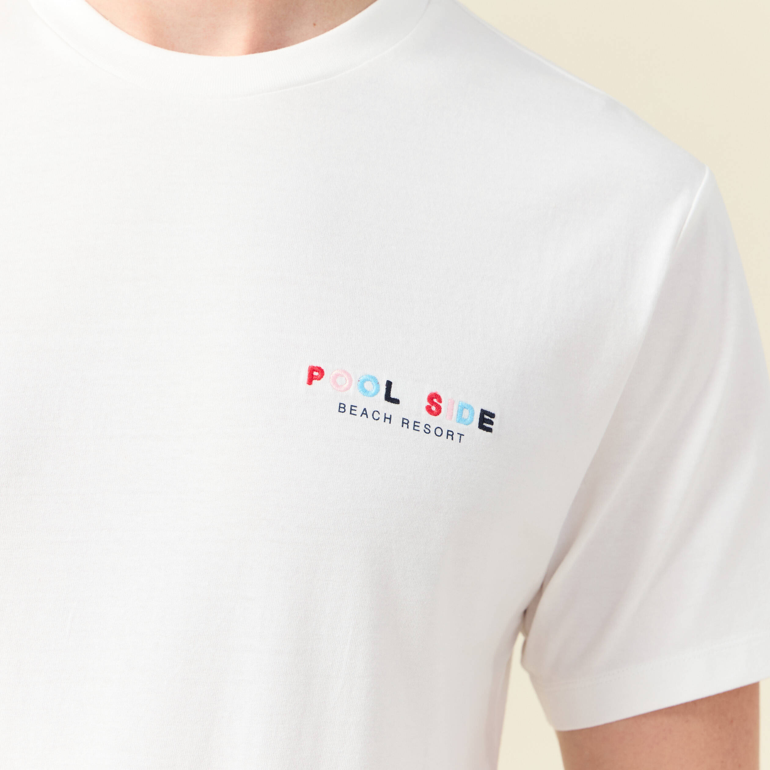 t shirt eco responsable ecru homme T-shirt éco-responsable ecru homme