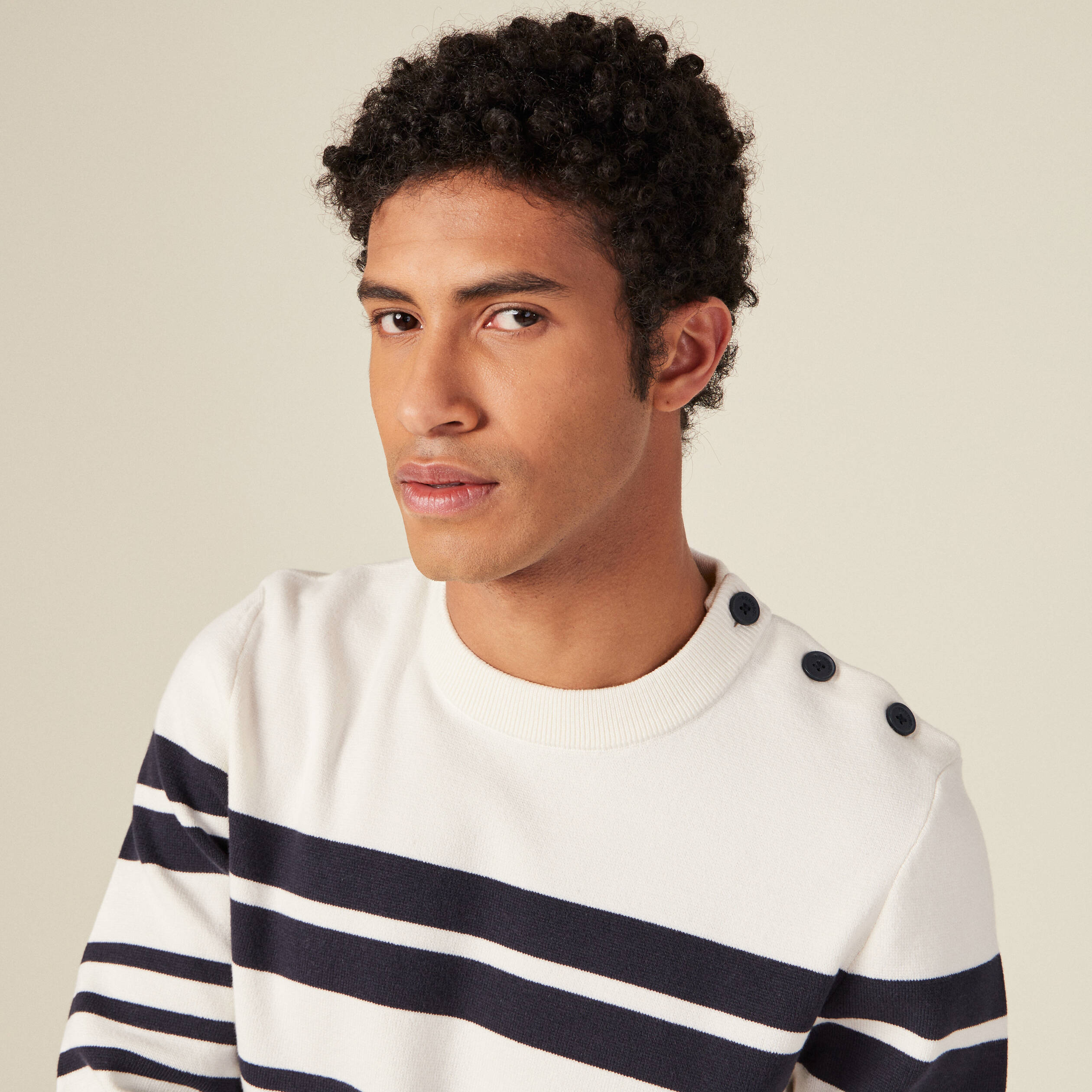 pull eco responsable ecru homme Pull éco-responsable ecru homme