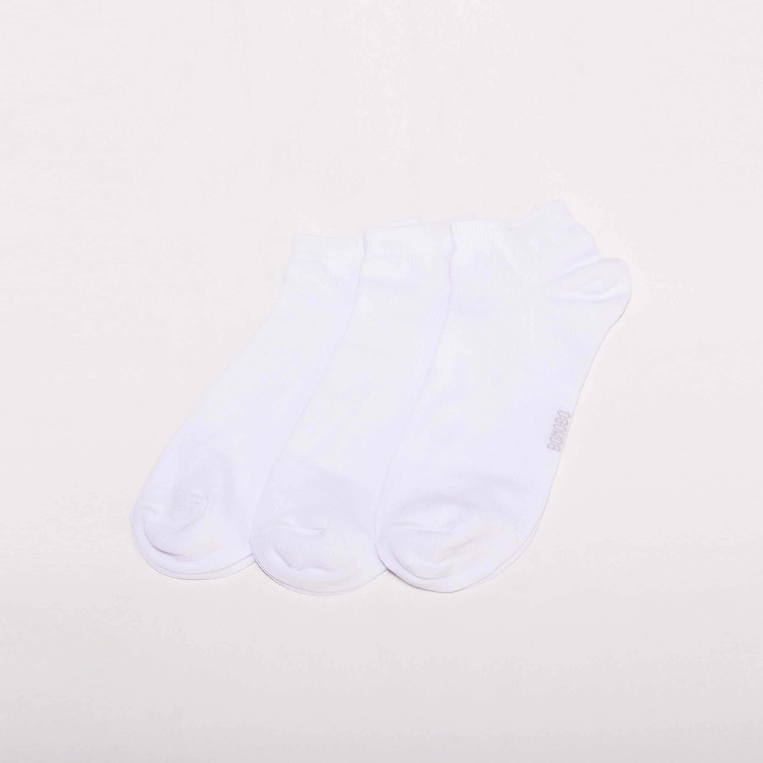 Lot de 3 paires de socquettes blanches en coton Homme