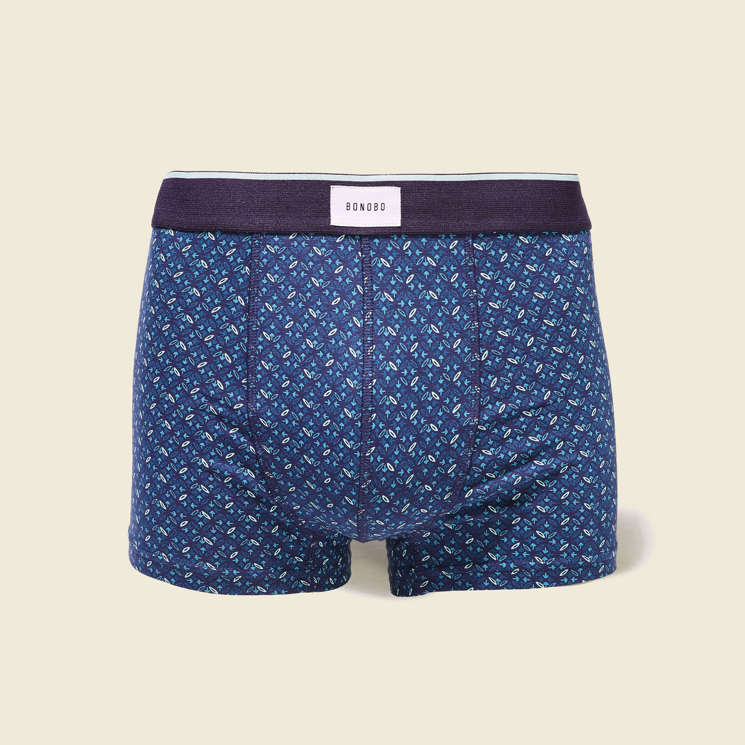 Boxer bleu pétrole homme
