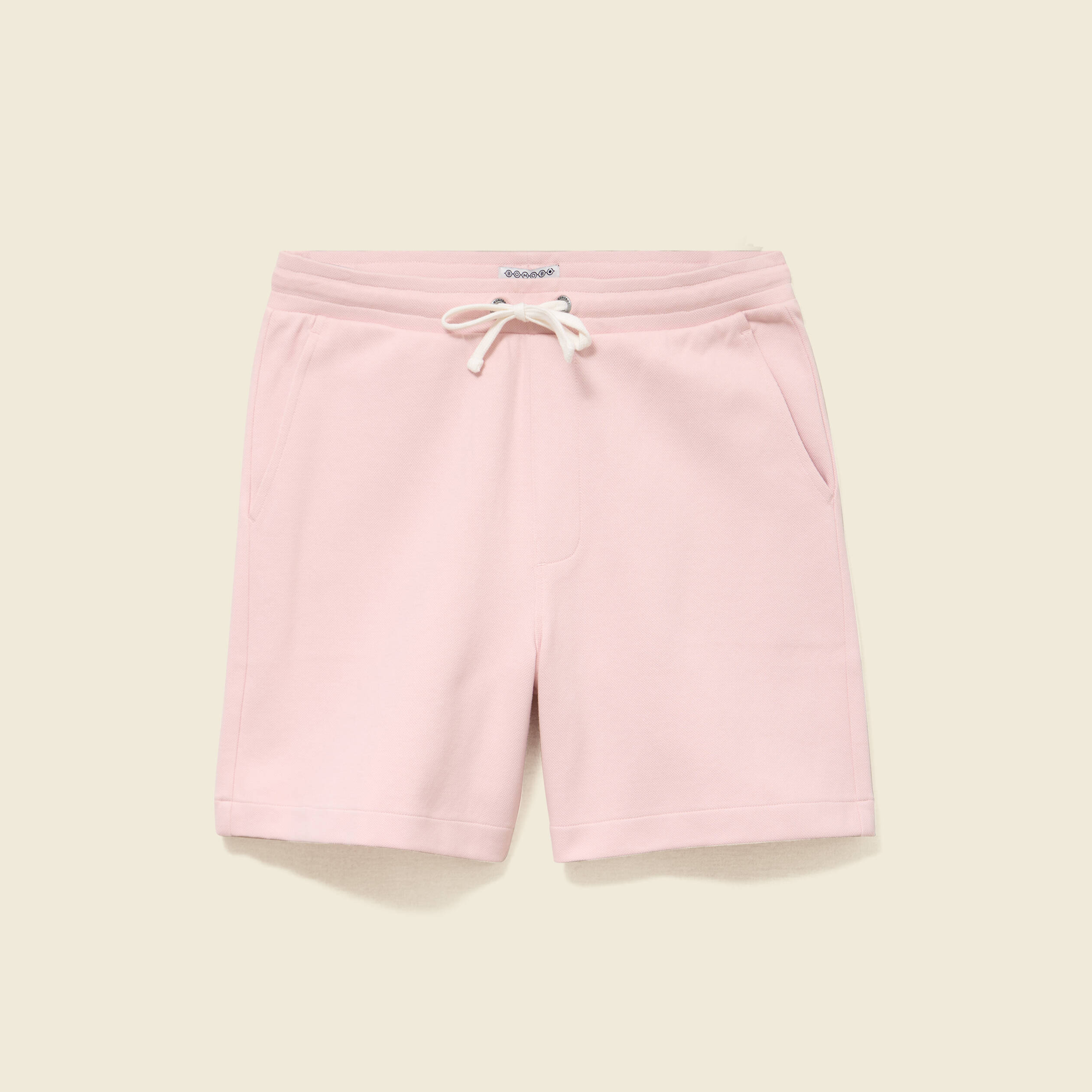 Bermuda rose poudr&eacute;e homme