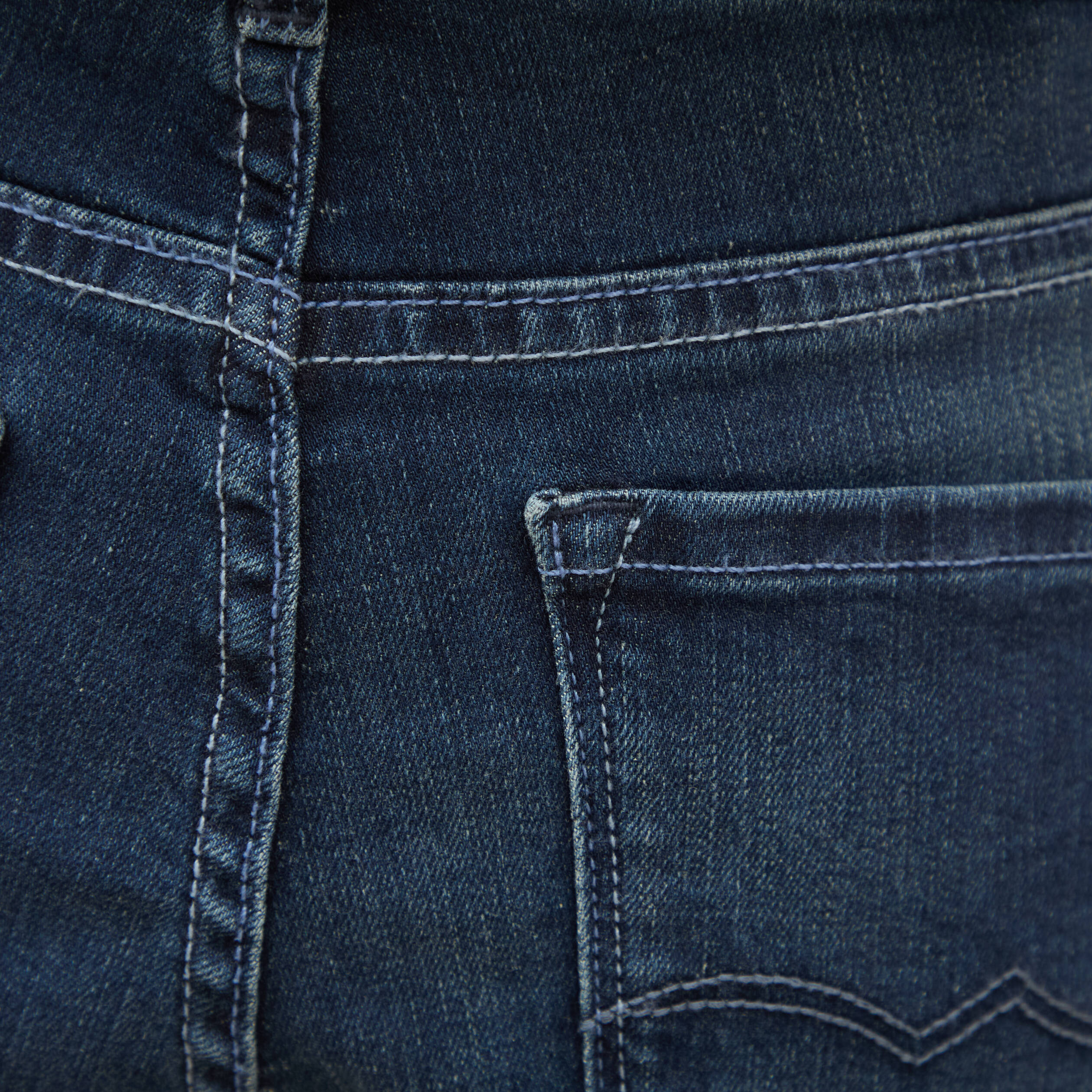 Jeans girlfriend taille haute denim dirty femme