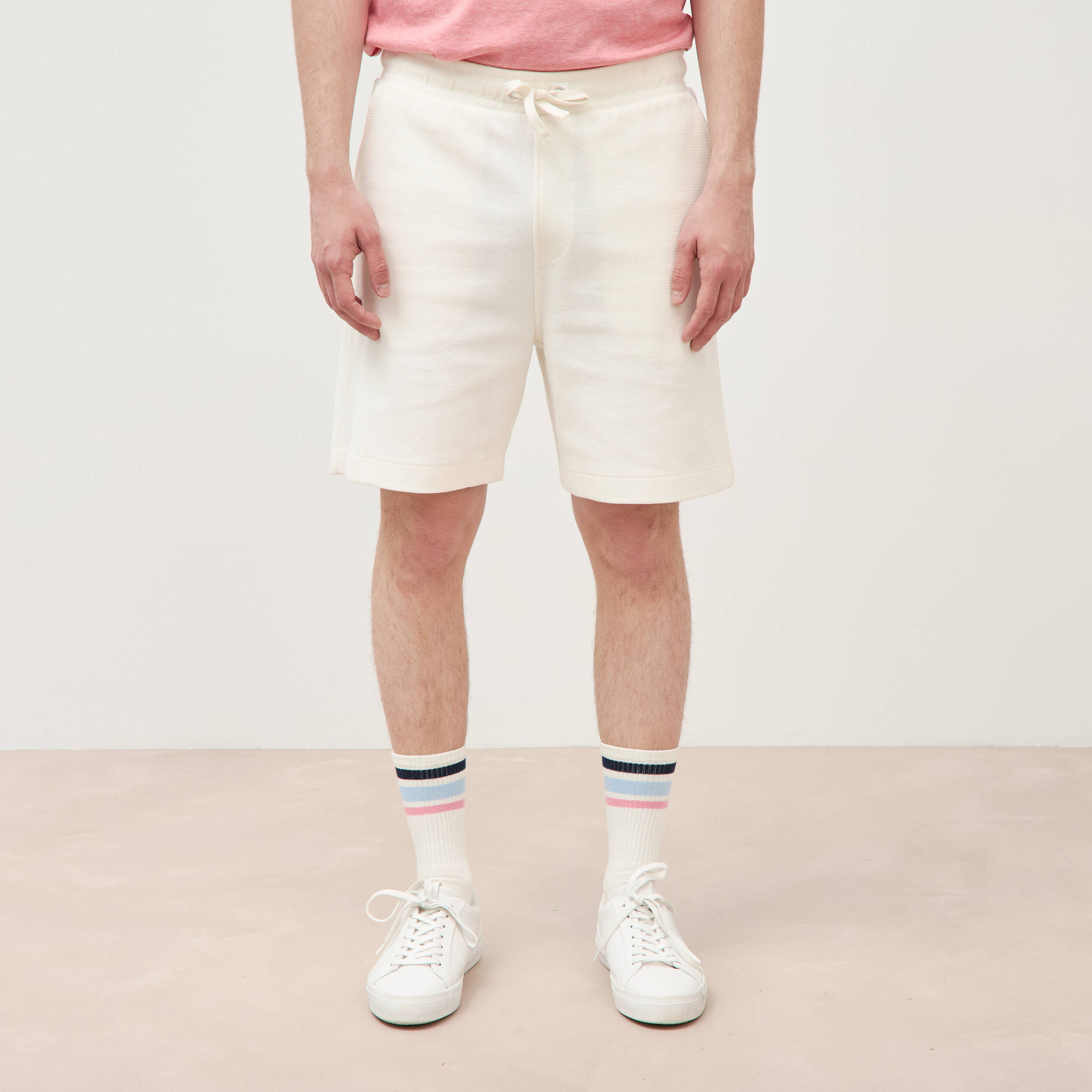 Short ecru homme