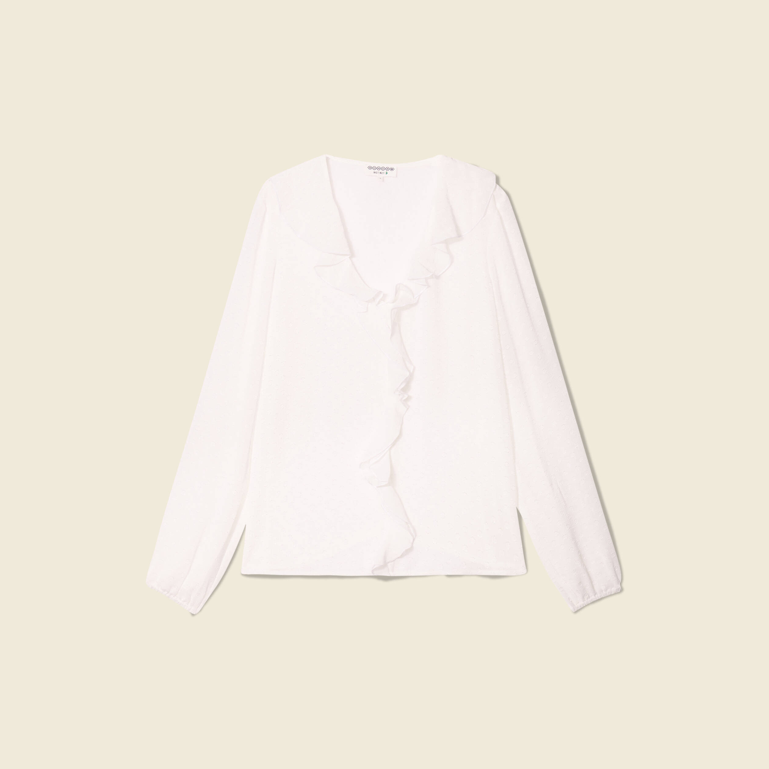 blouse eco responsable blanc femme Blouse éco-responsable blanc femme