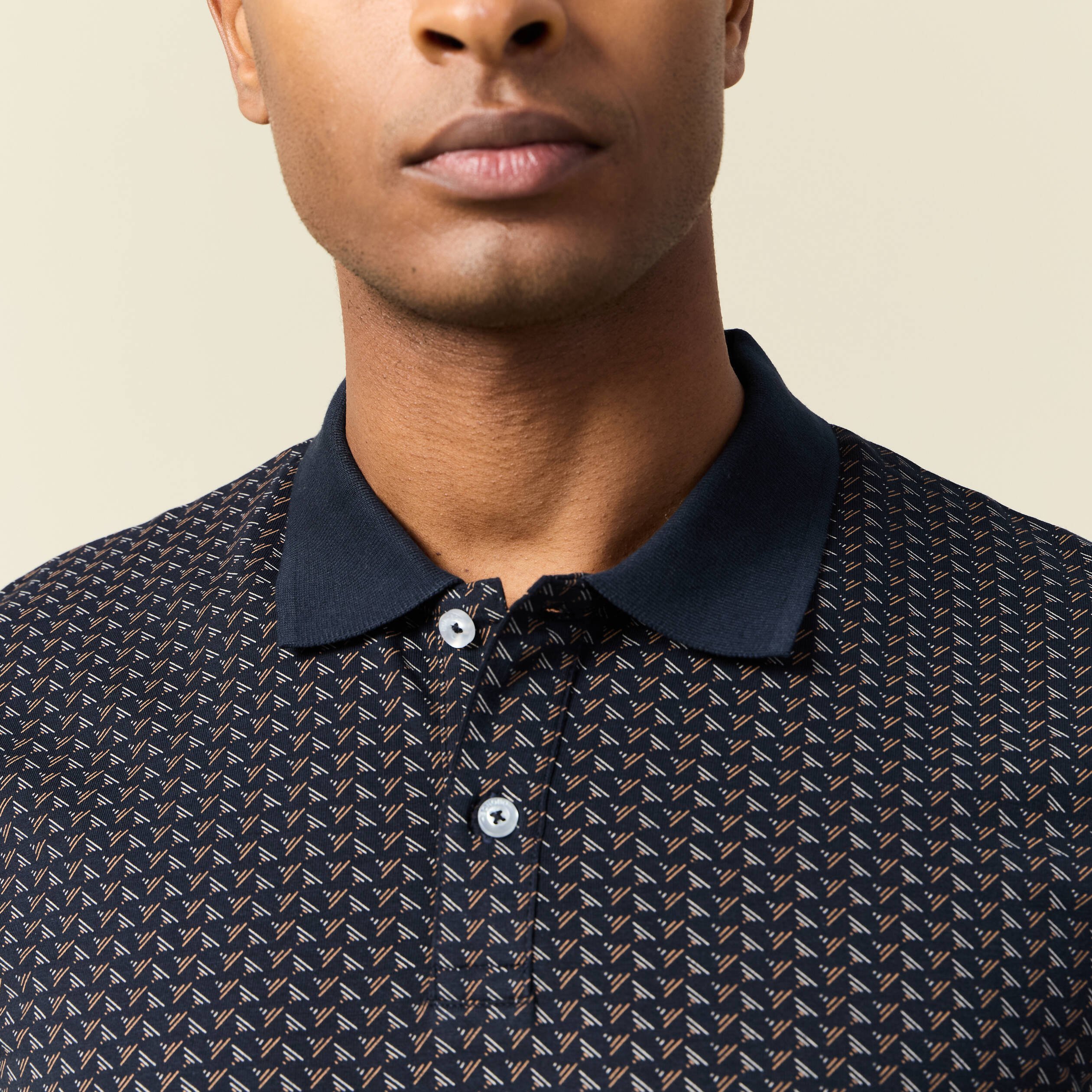 polo eco responsable bleu marine homme Polo éco-responsable bleu marine homme