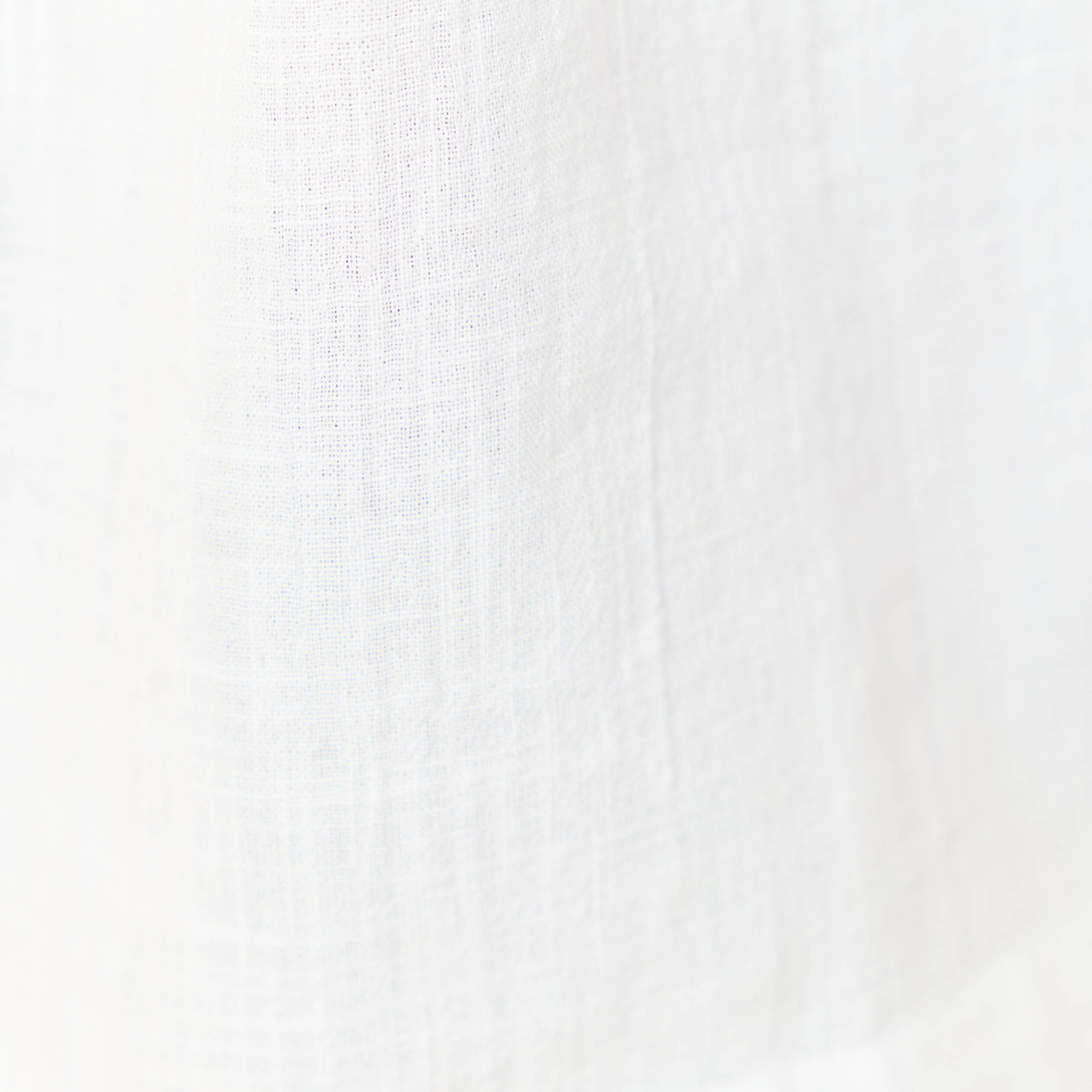 Chemise col montant manches longues ecru femme