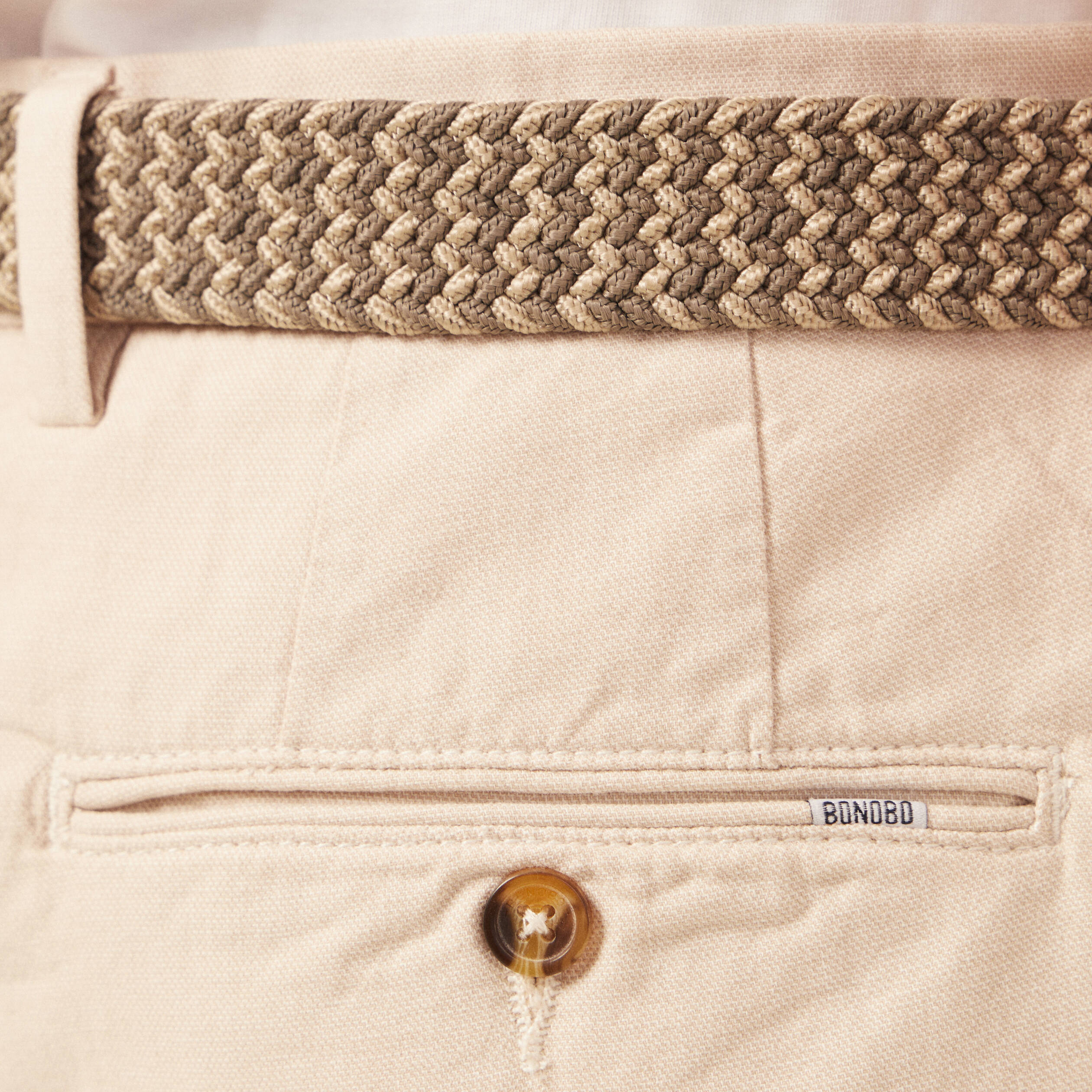 short a ceinture beige homme Short à ceinture beige homme
