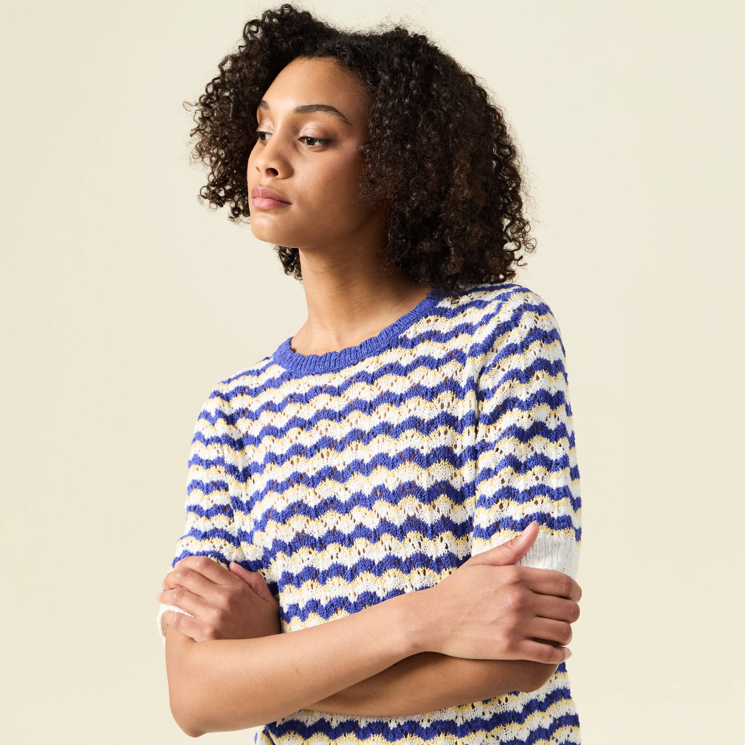 pull manches courtes bleu electrique femme Pull manches courtes bleu electrique femme