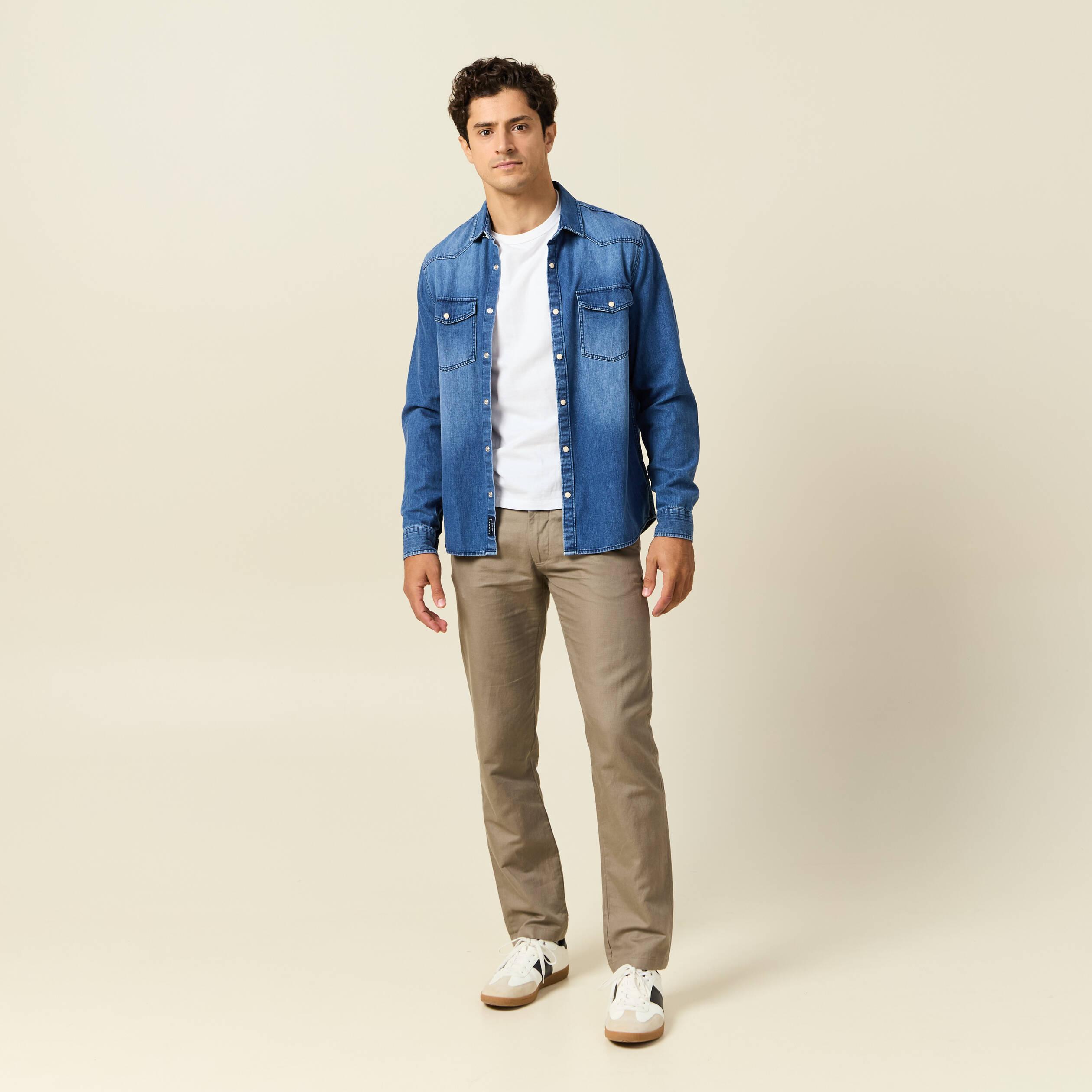 pantalon chino sable homme Pantalon chino sable homme