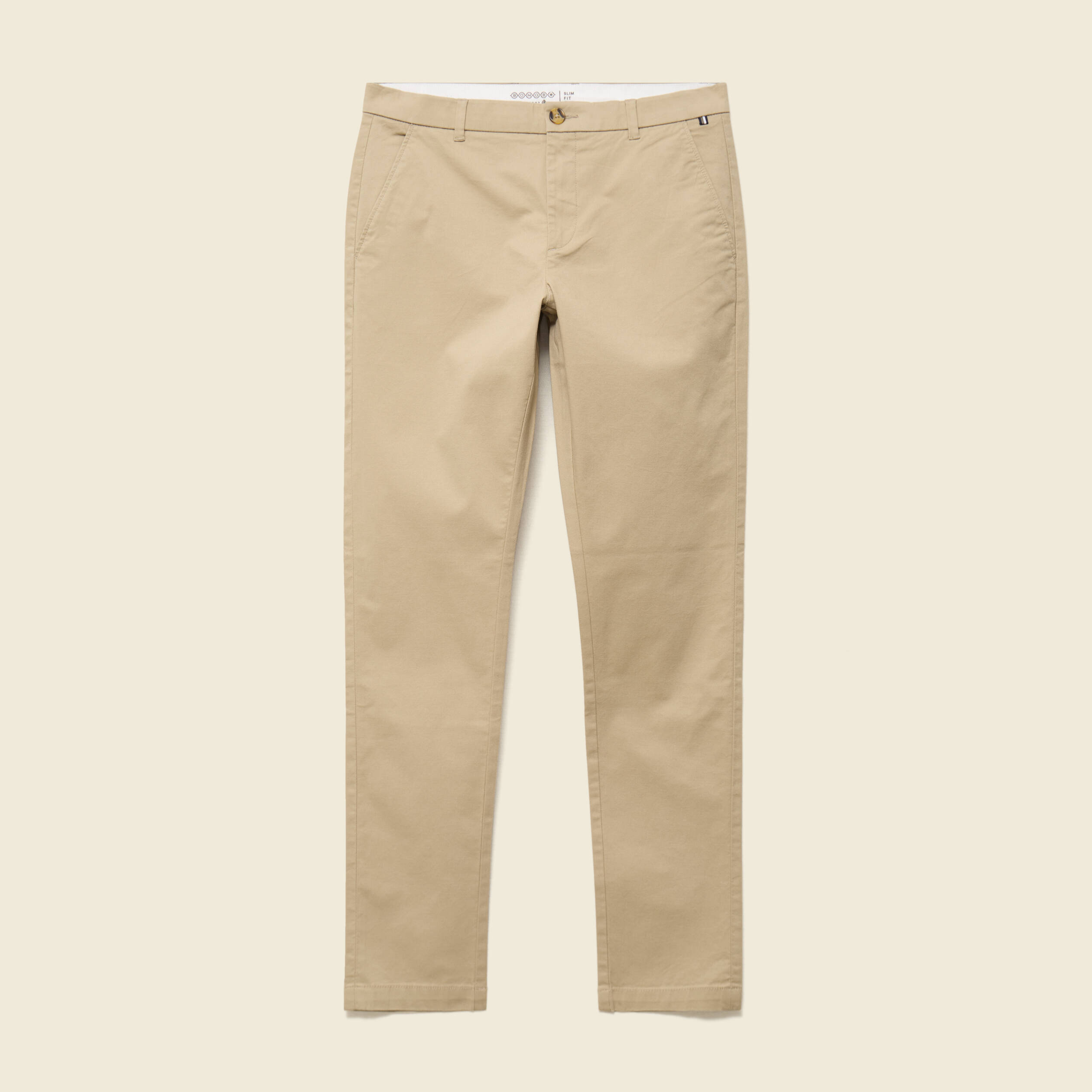 Pantalon chino longueur 32 taupe homme