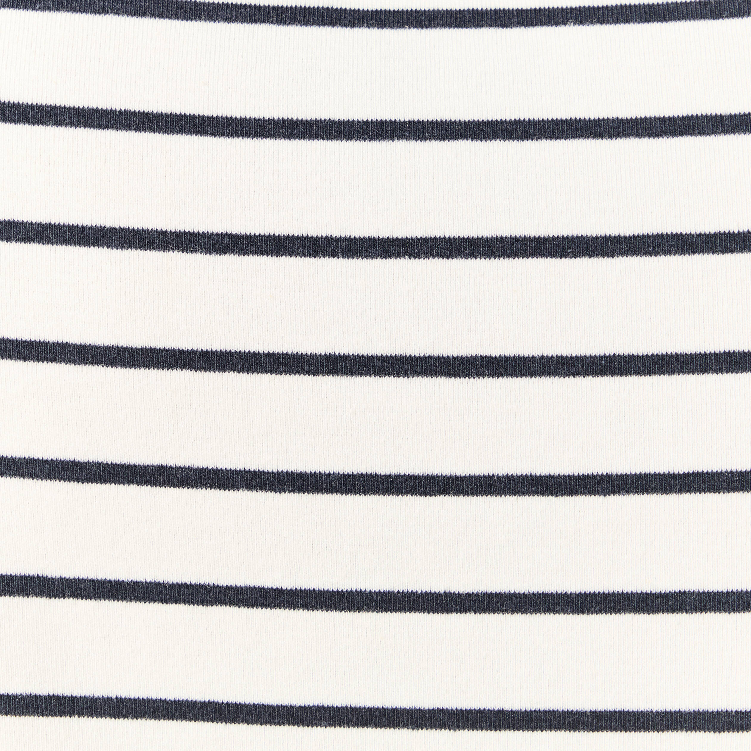 T-shirt ray&eacute; ajust&eacute; manches longues bleu femme
