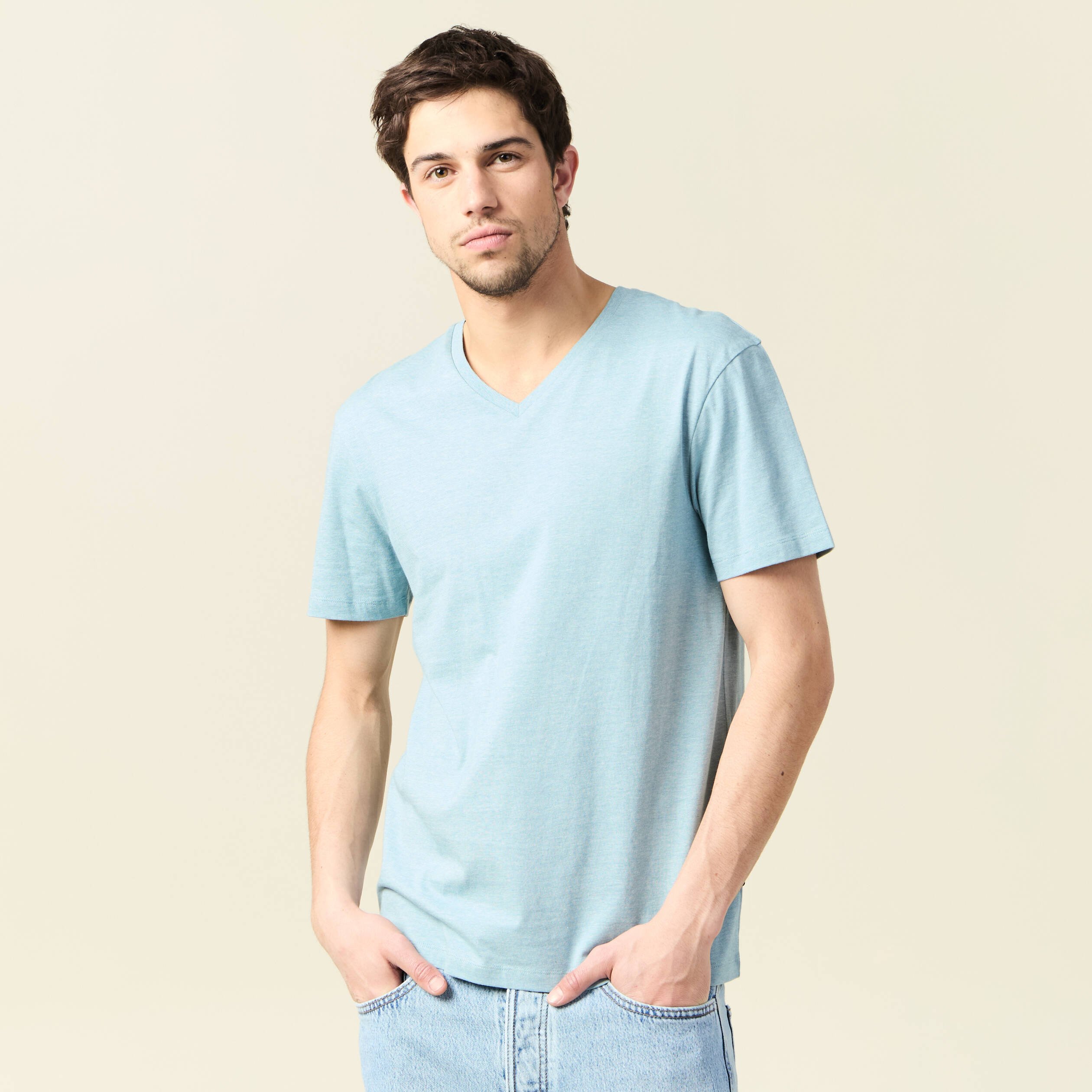 t shirt manches courtes homme bleu petrole homme T-shirt manches courtes homme bleu pétrole homme