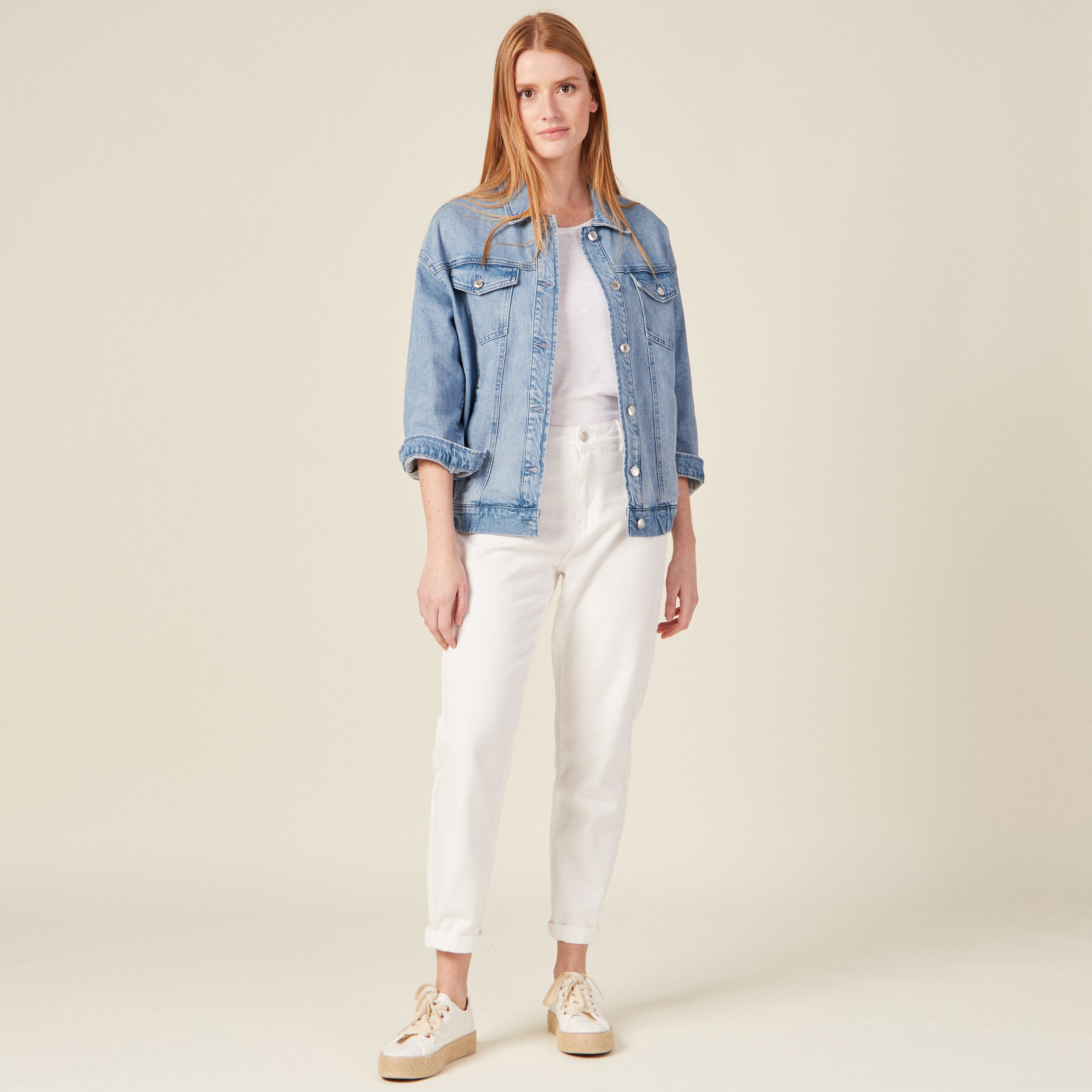 Blouson jeans femme online